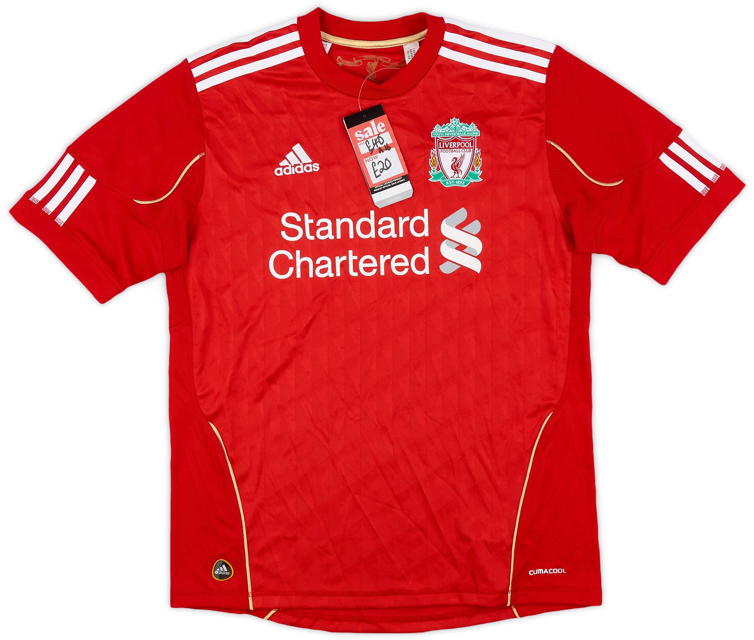 2010-12 Liverpool Home Shirt (XL.Boys)