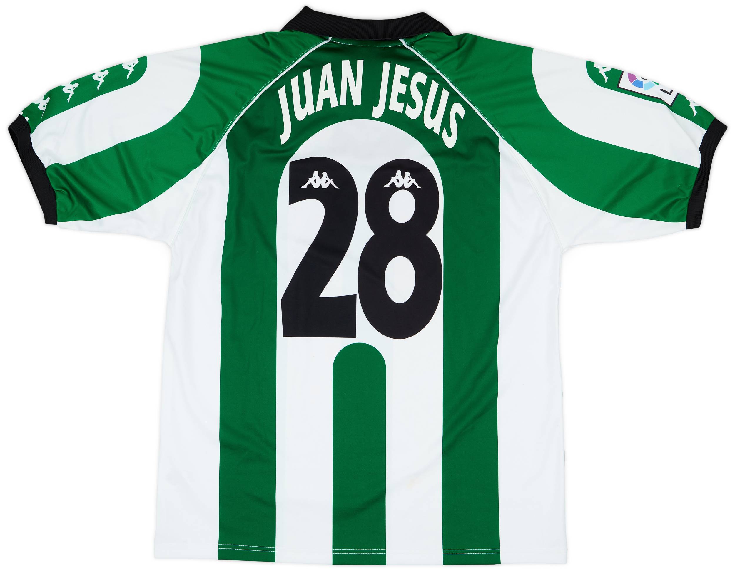 1998-99 Real Betis Match Issue Home Shirt Juan Jesus #28
