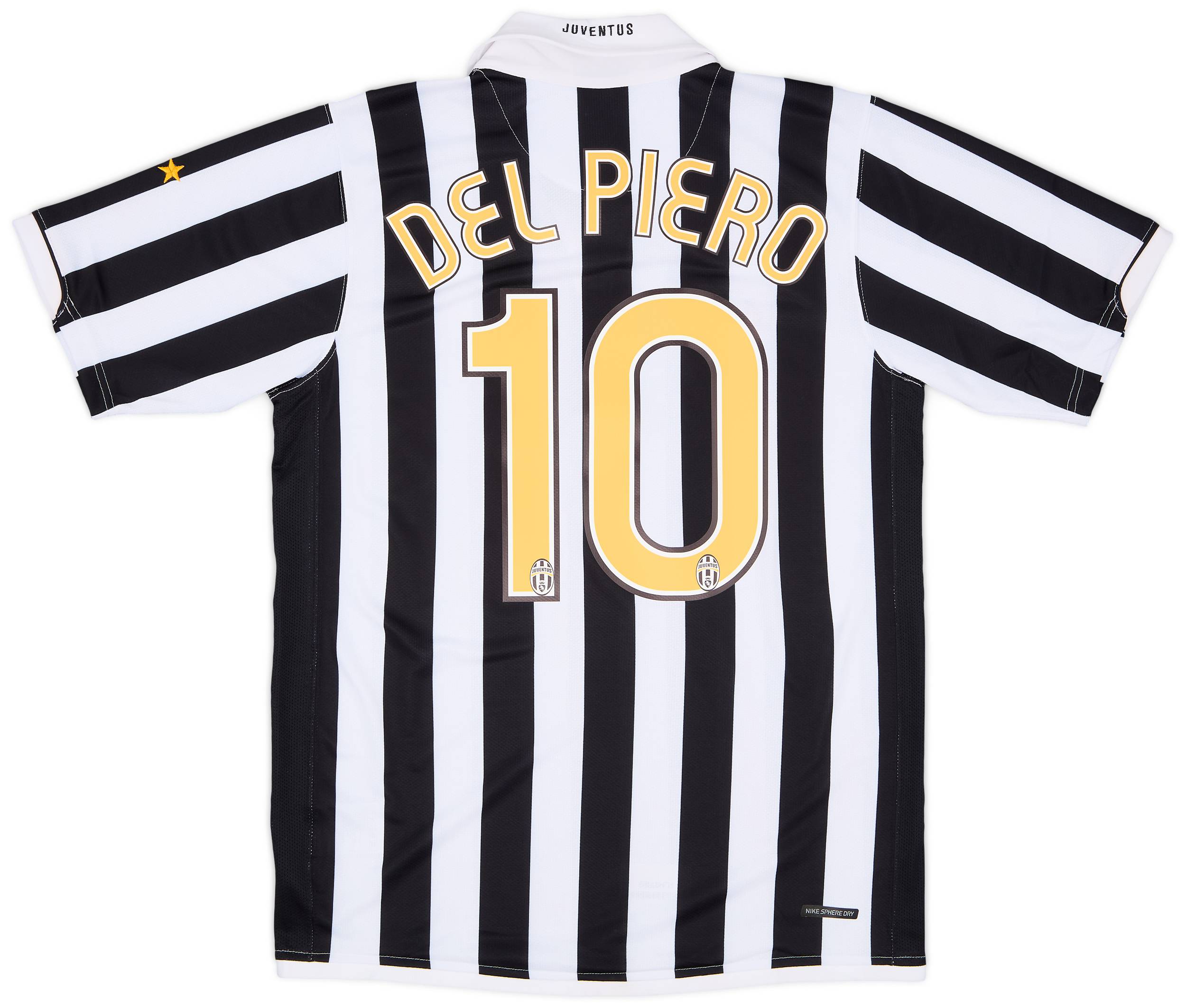 日本製 2006-07 (M) #10 Piero Del Shirt Home Juventus ウェア
