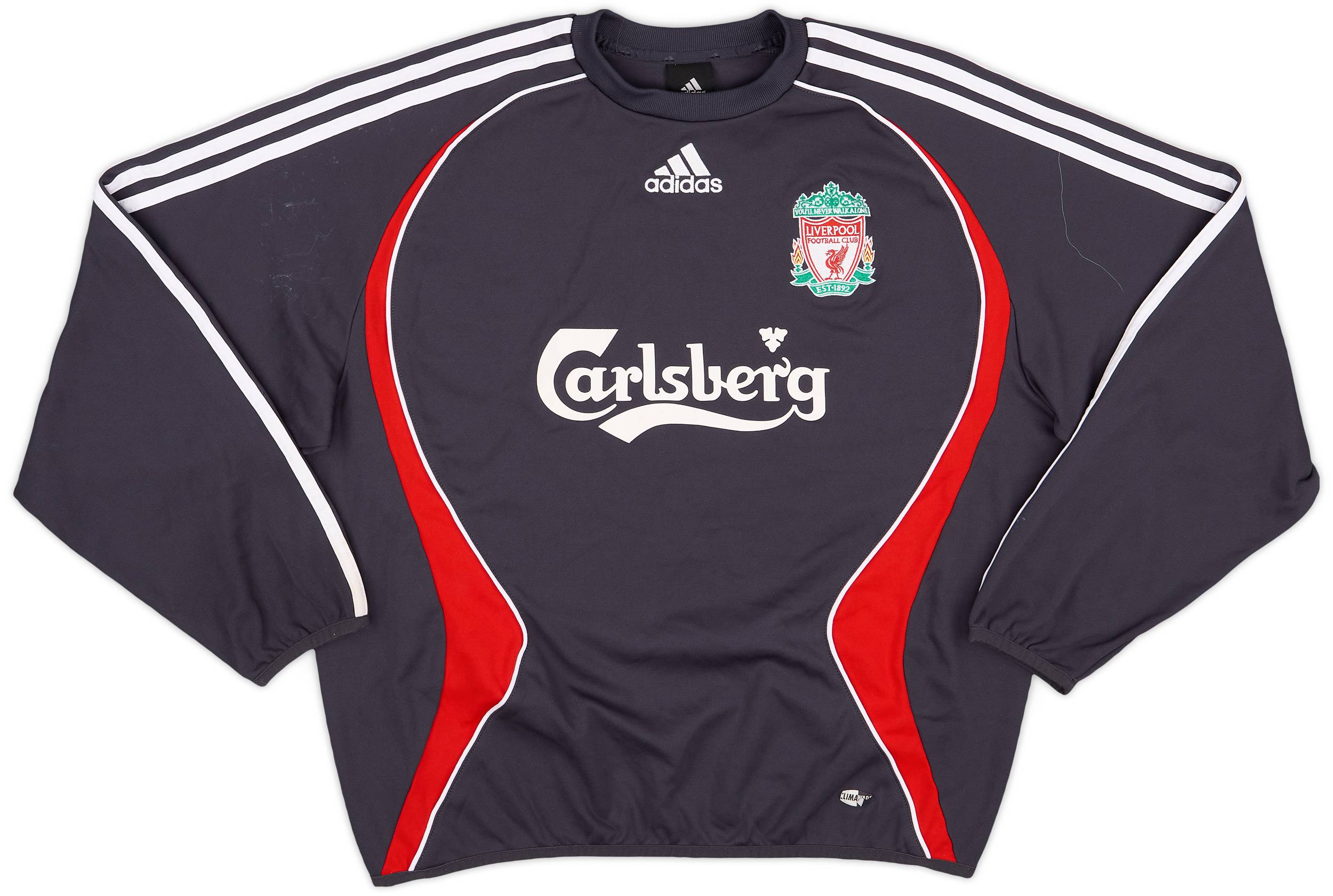 2006-07 Liverpool adidas Drill Top - 7/10 - (M)