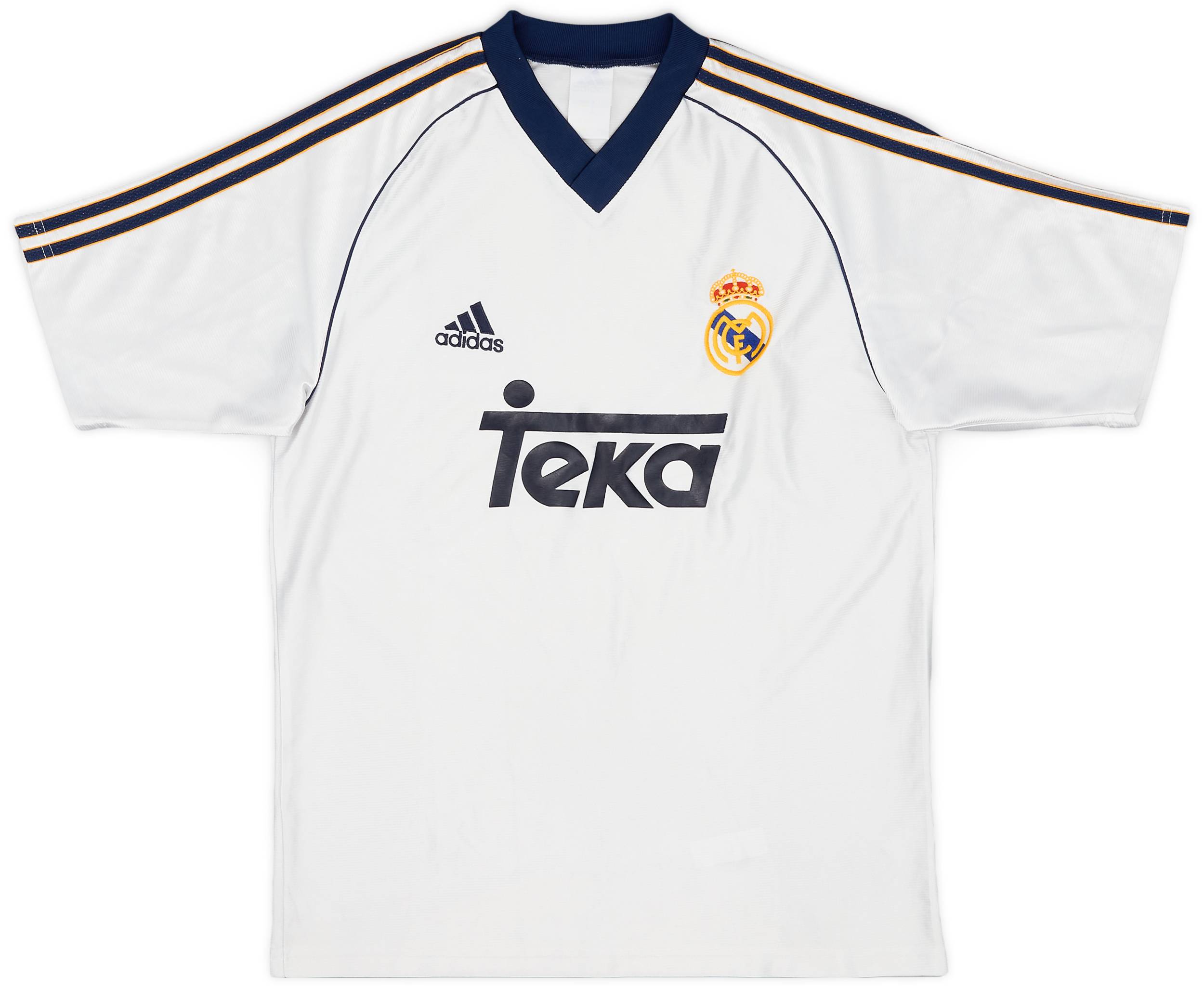 1998-00 Real Madrid Home Shirt - 8/10 - (XL.Boys)