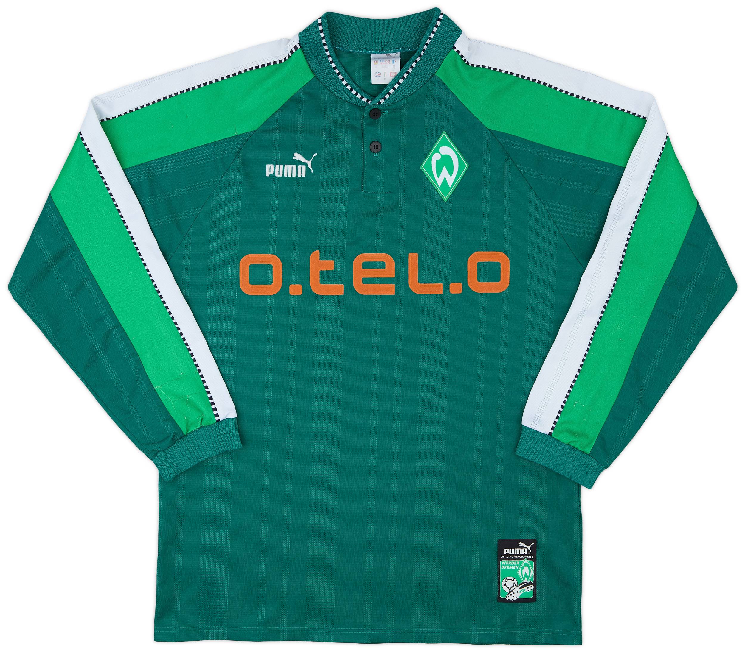 1997-99 Werder Bremen Home L/S Shirt - 8/10 - (M)