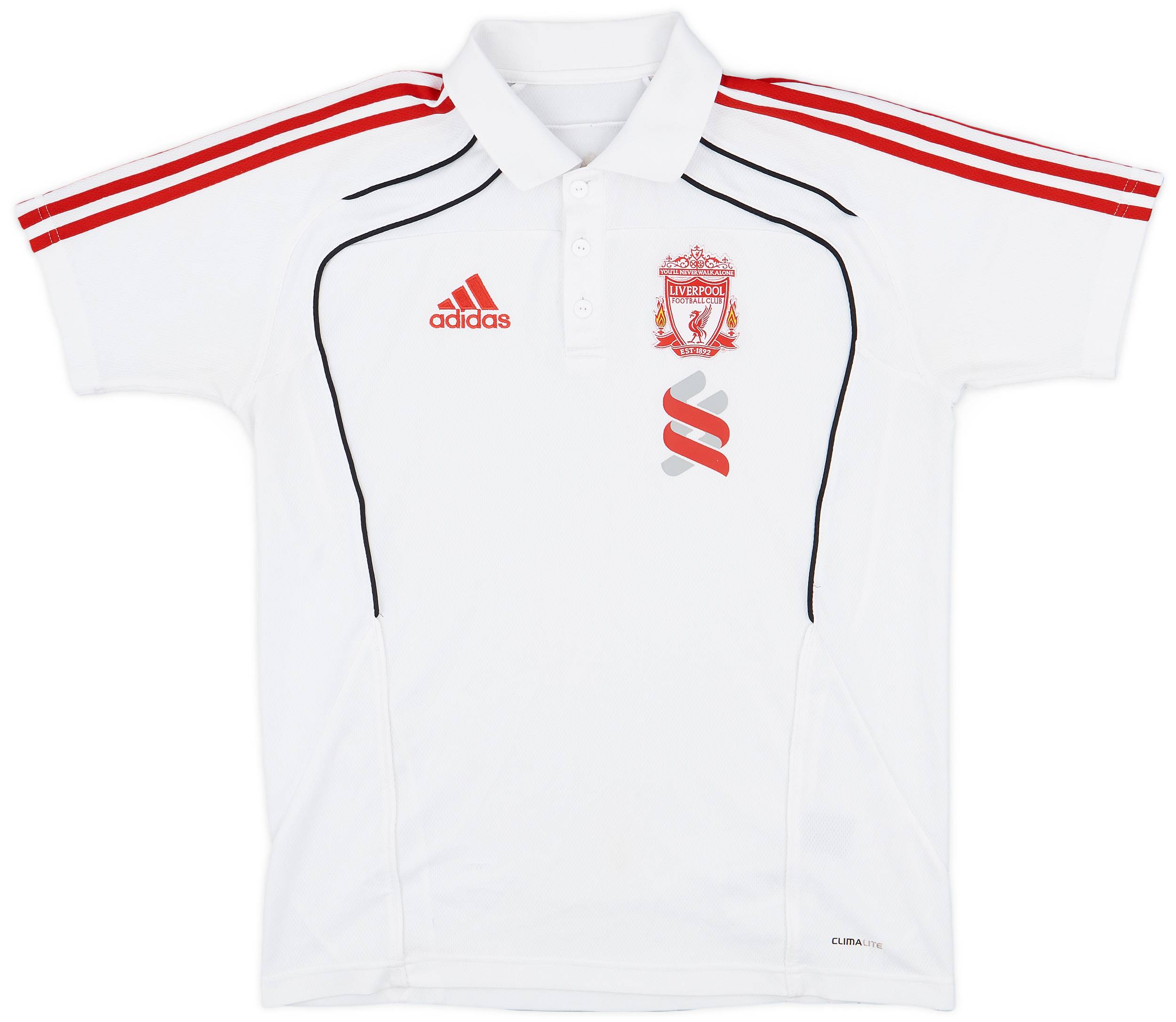 2010 11 Liverpool adidas Polo Shirt 6 10 M