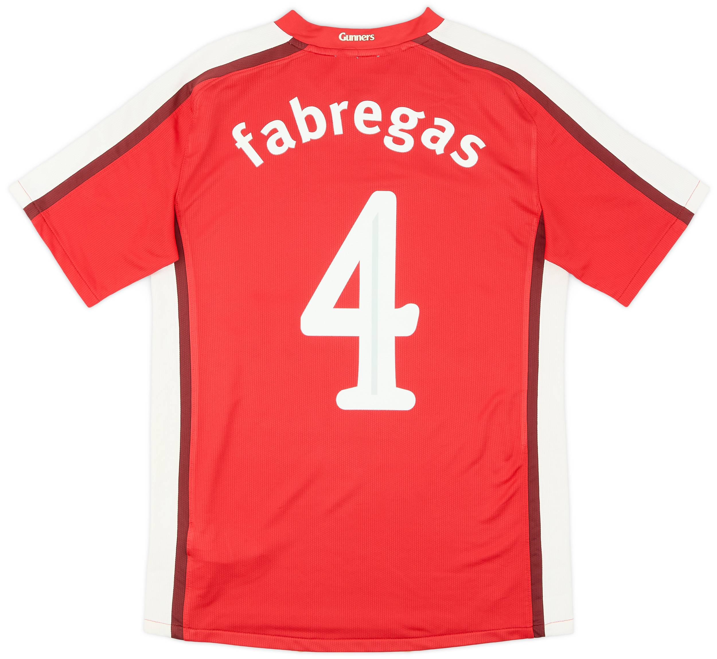 2008-10 Arsenal Home Shirt Fabregas #4 - 7/10 - (S)
