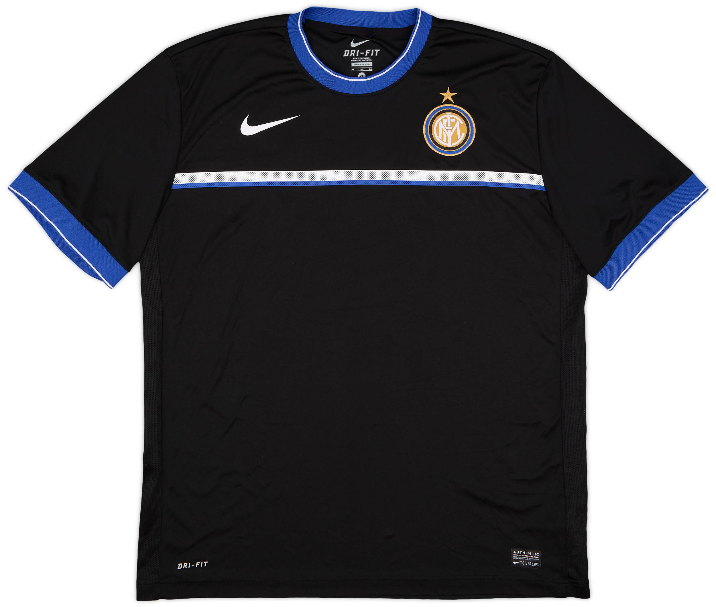 2011-12 Inter Milan Nike Training Shirt - 9/10 - (XL)