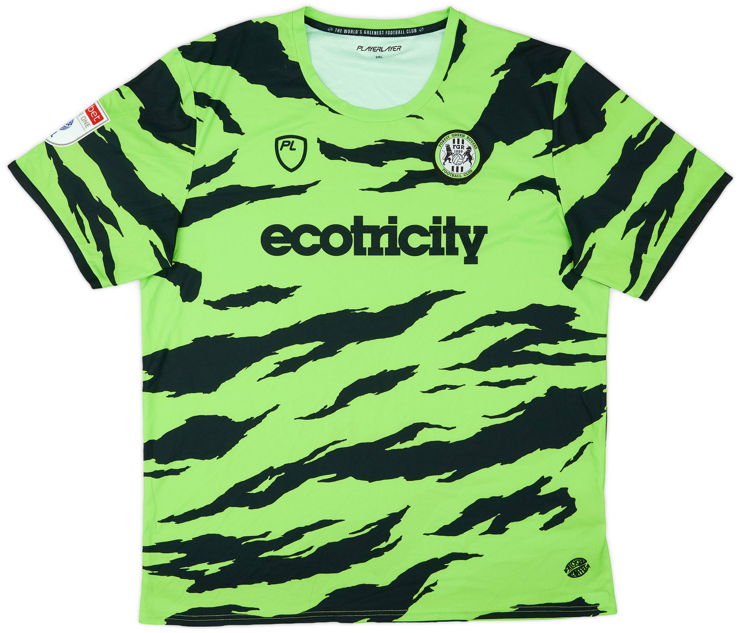 2021-22 Forest Green Rovers Home Shirt - 8/10 - (XXL)
