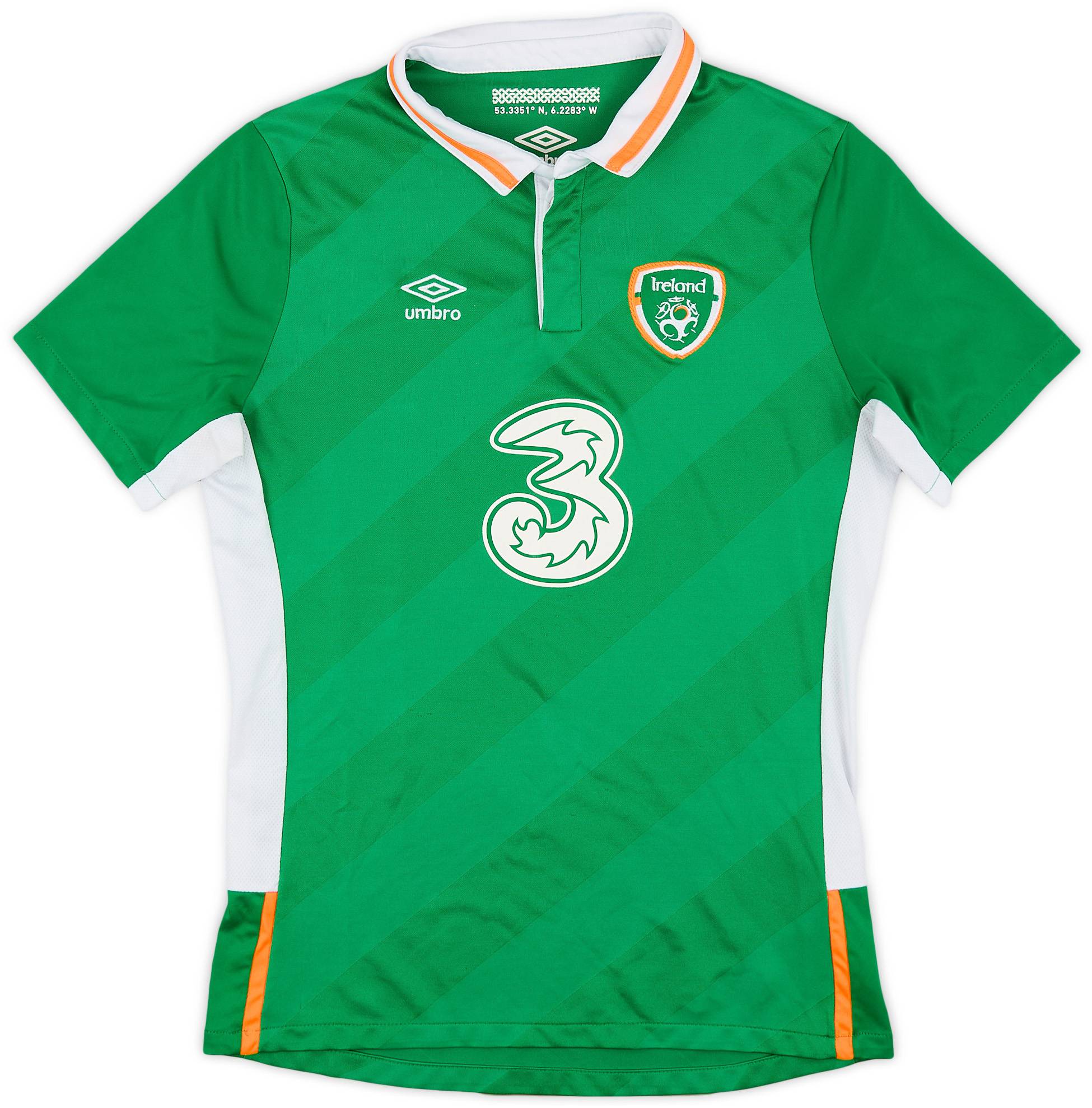 2016-17 Ireland Home Shirt - 9/10 - (XL.Boys)