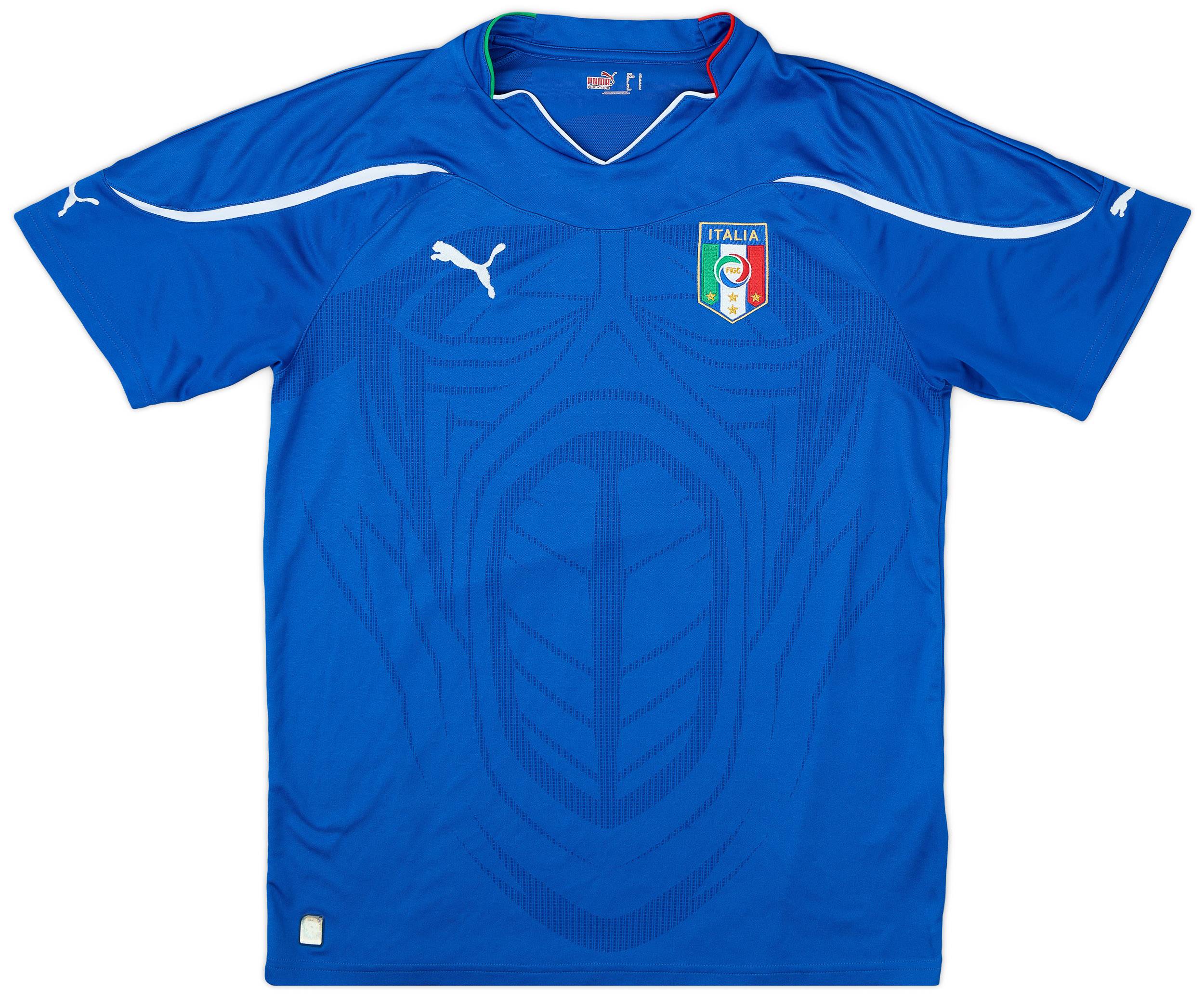 2010-12 Italy Home Shirt - 9/10 - (L)