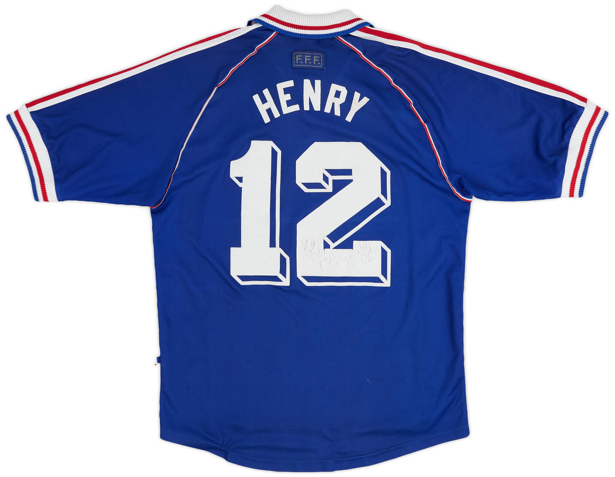 1998-00 France Home Shirt Henry #12 - 5/10 - (L)