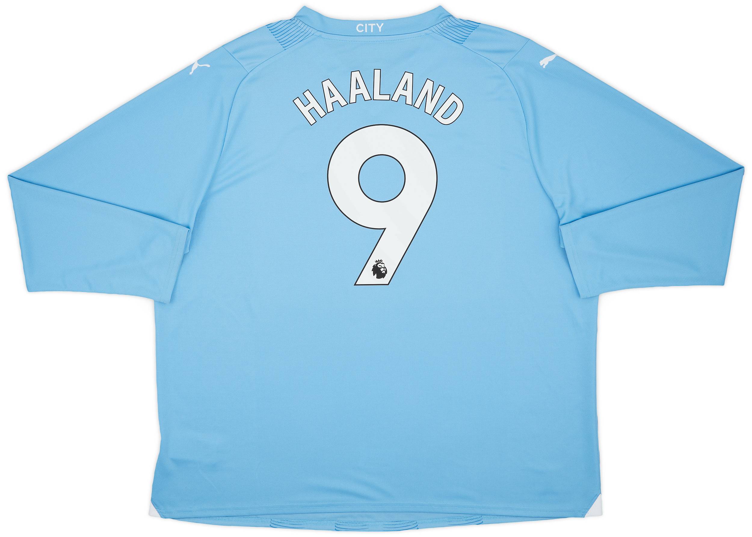 2023-24 Manchester City Home L/S Shirt Haaland #9 (3XL)