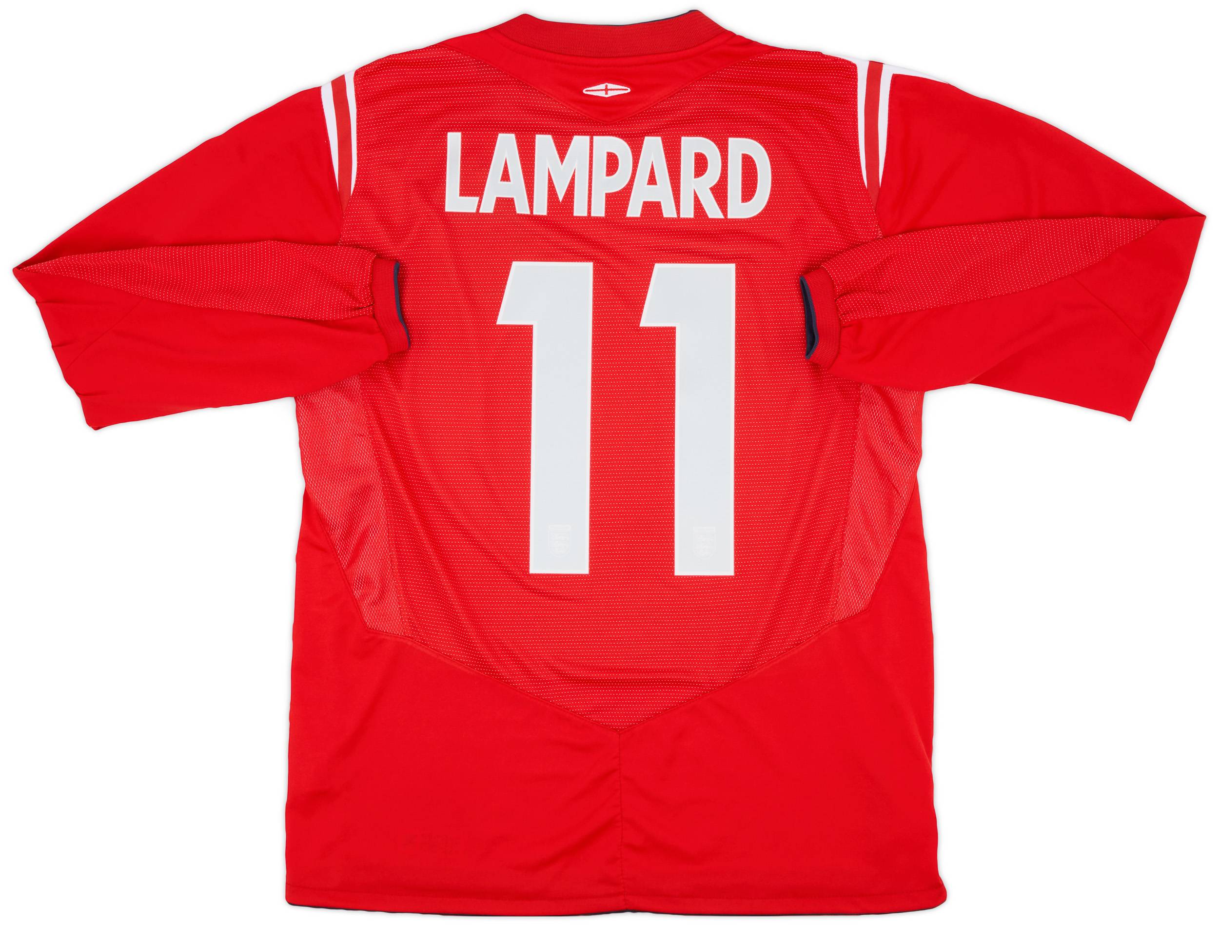 2004-06 England Away L/S Shirt Lampard #11 - 8/10 - (L)