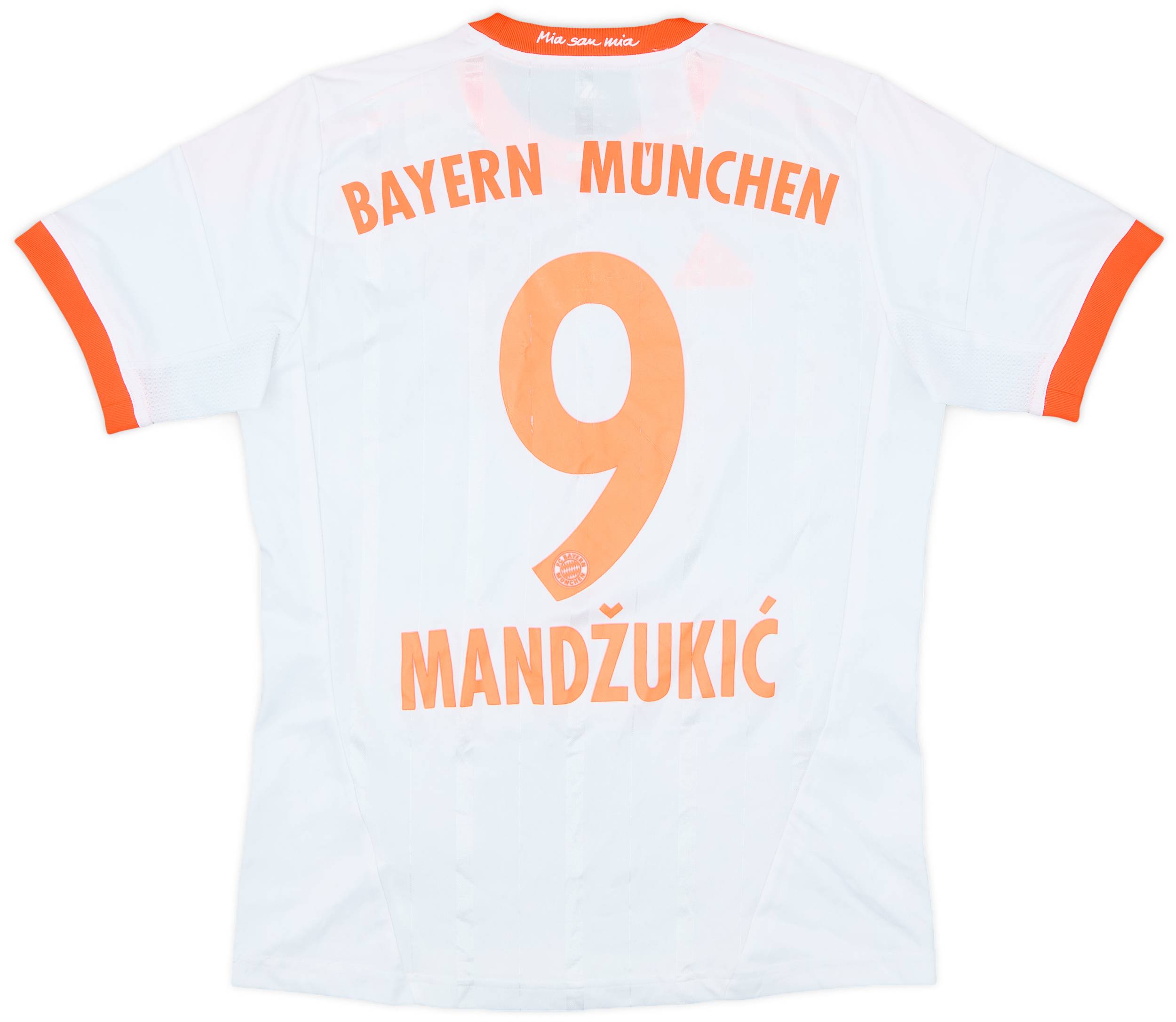 2012-13 Bayern Munich Away Shirt Mandzukic #9 - 5/10 - (L.Boys)