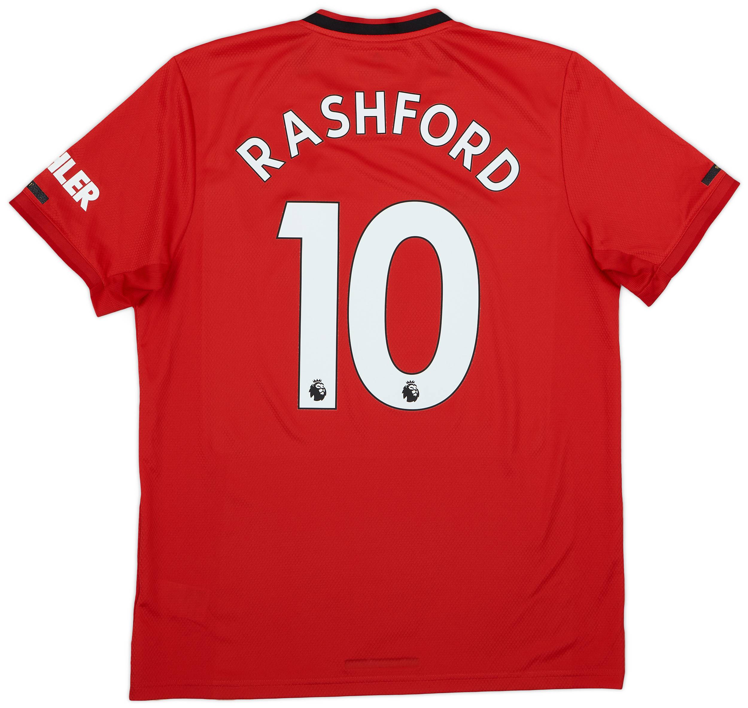 2019-20 Manchester United Home Shirt Rashford #10 - 8/10 - (L)