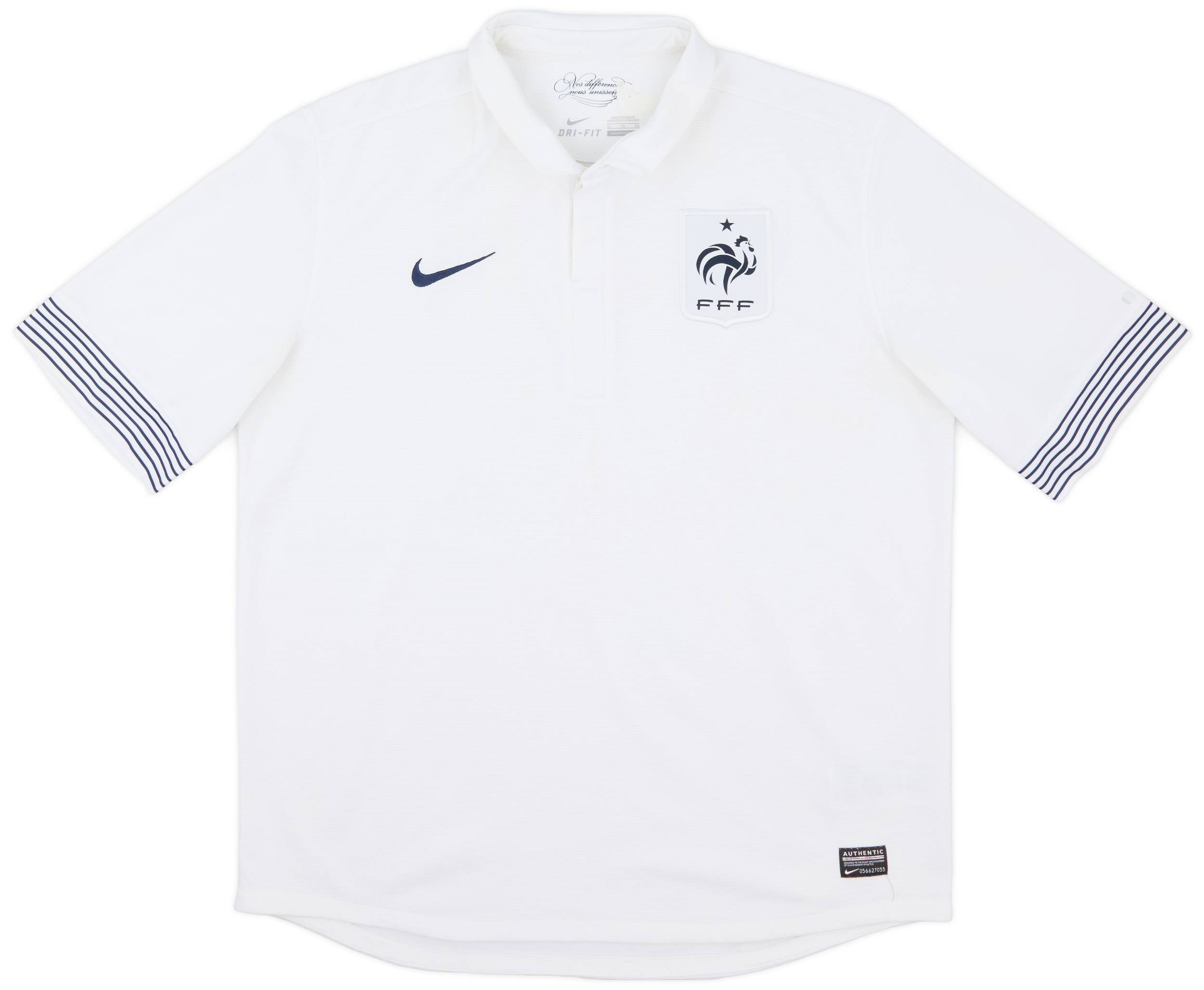 2012-13 France Away Shirt - 5/10 - (XL)