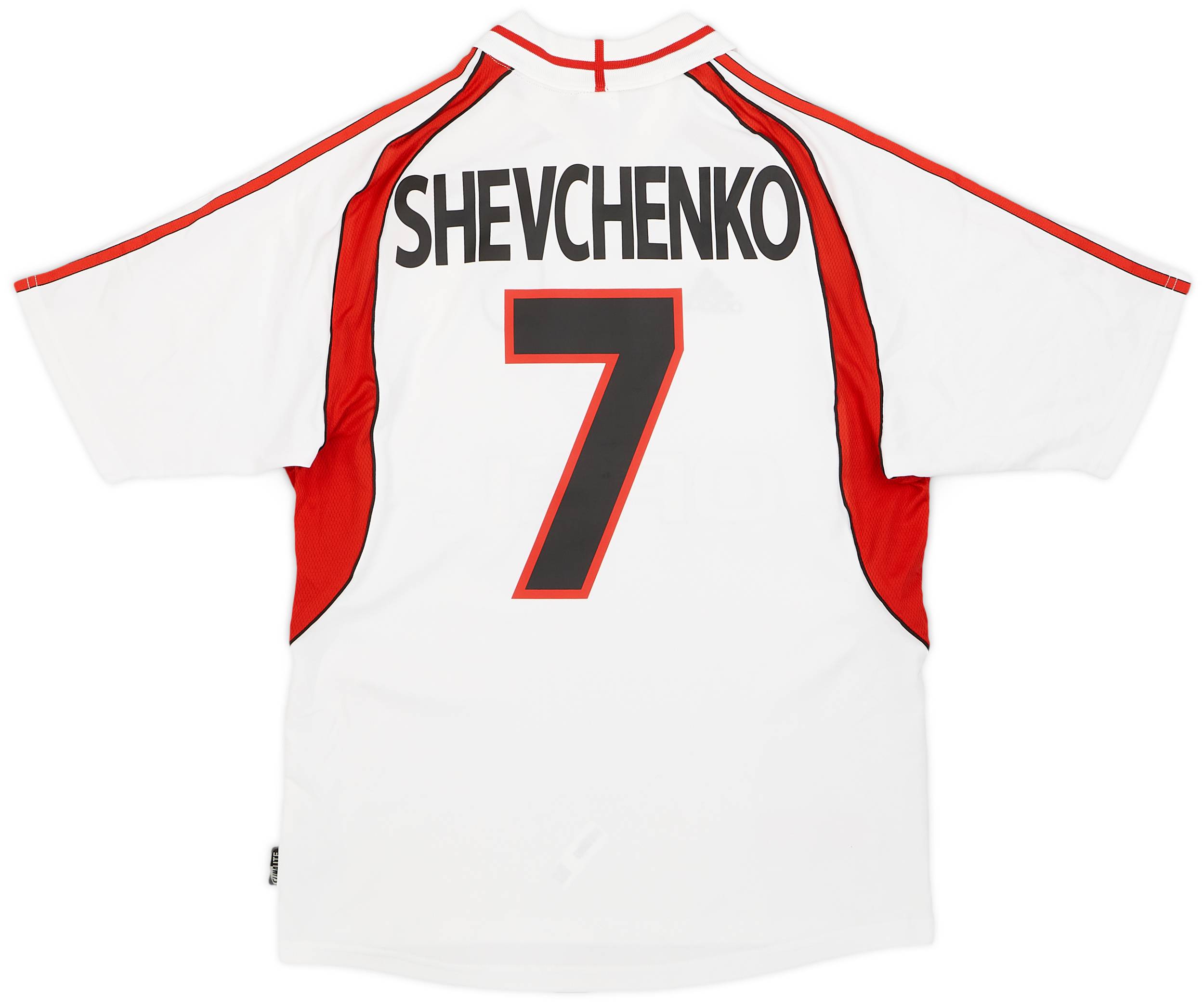 2000-02 AC Milan Away Shirt Shevchenko #7 - 8/10 - (M)