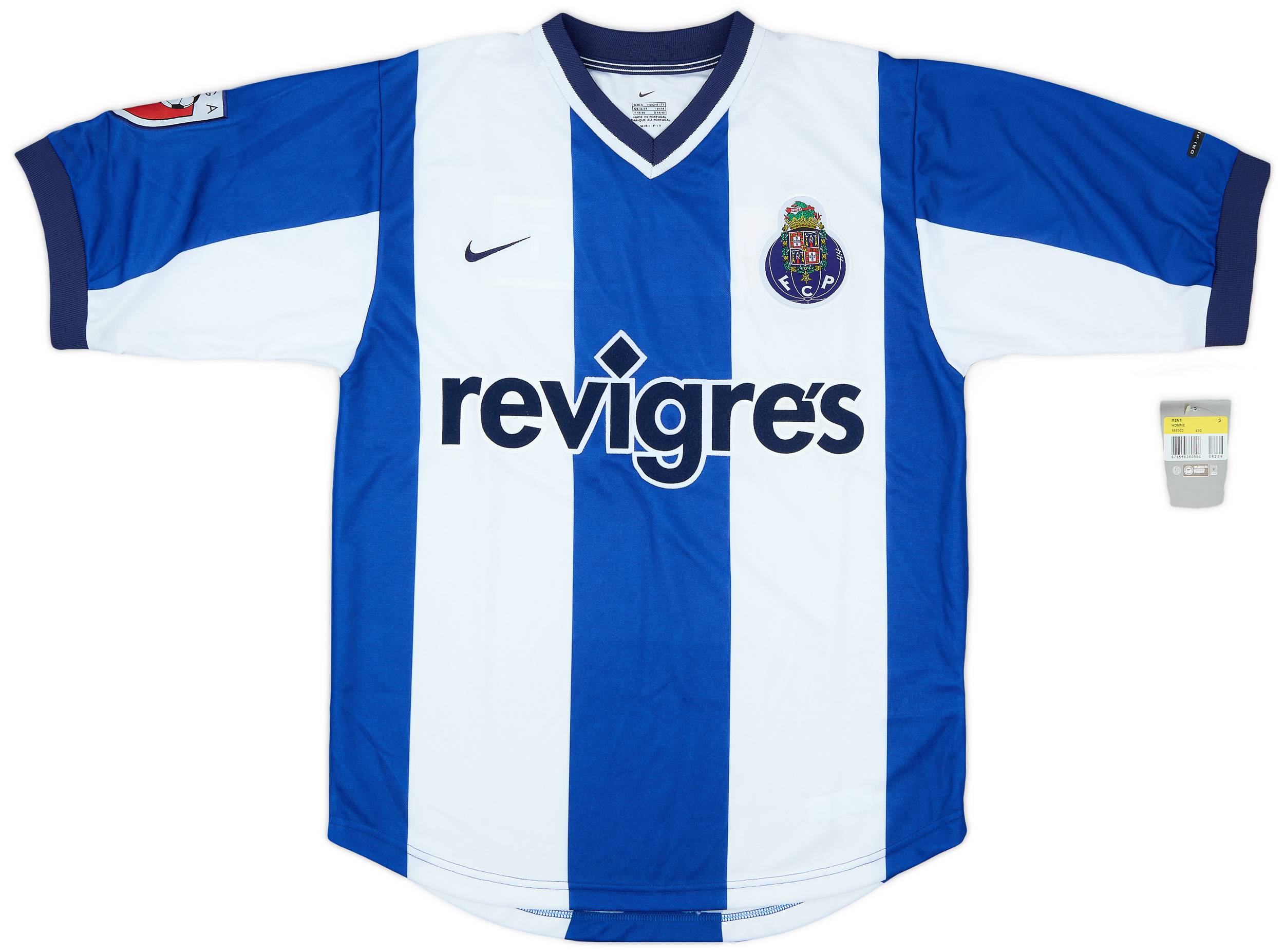 2000-01 Porto Home Shirt (S)