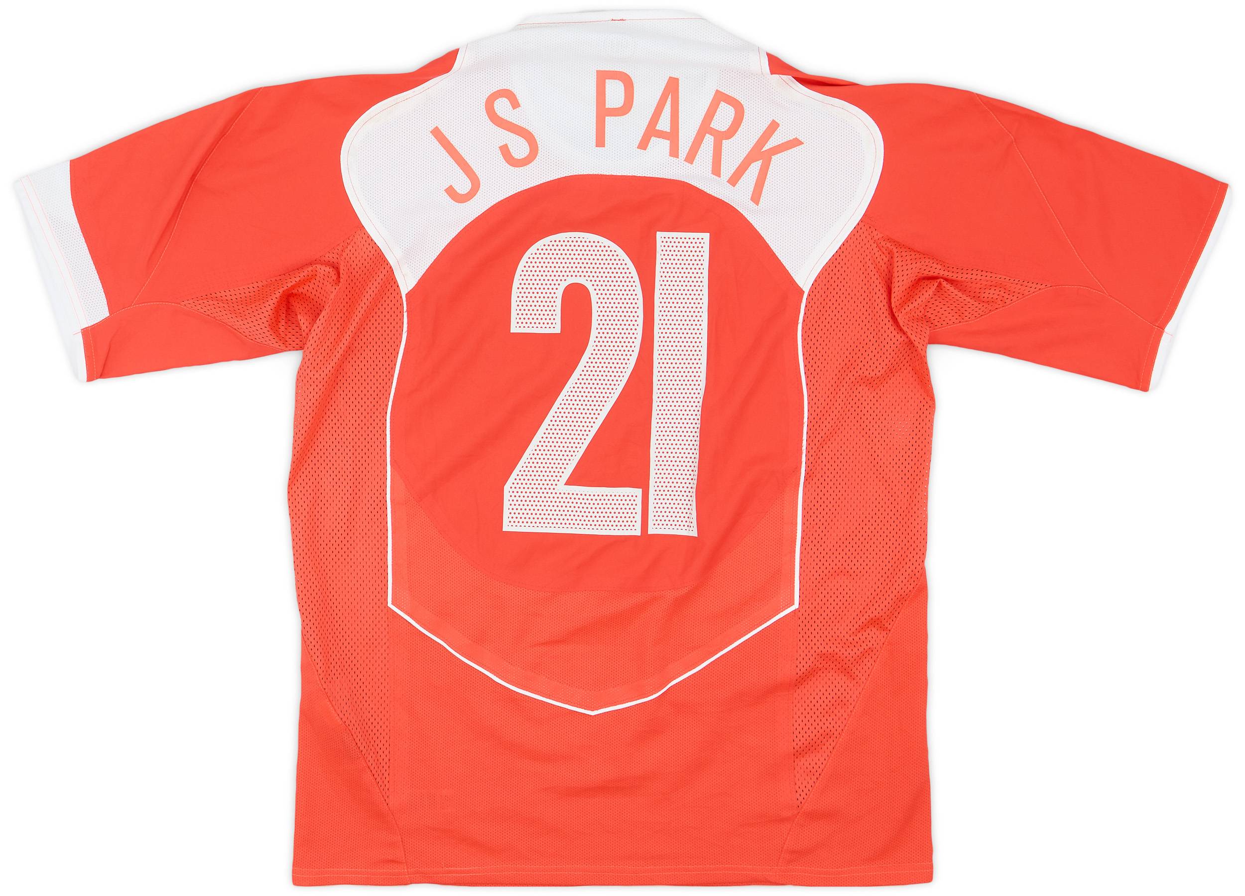 2004-06 South Korea Limited Edition Player Issue Home Shirt J S Park #21 - 7/10 - (L)