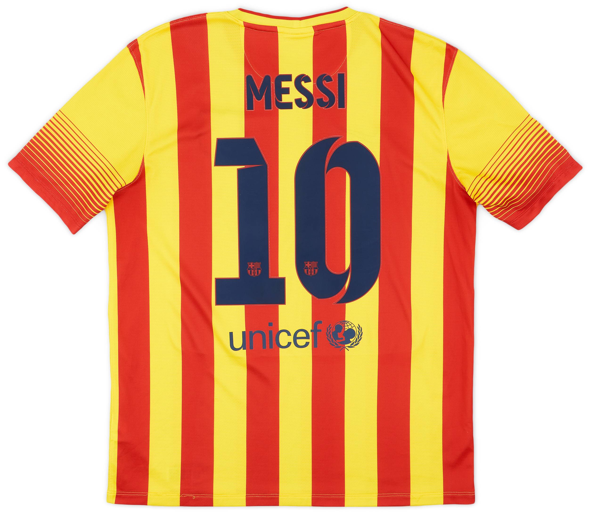 2013-15 Barcelona Away Shirt Messi #10 - 9/10 - (L)