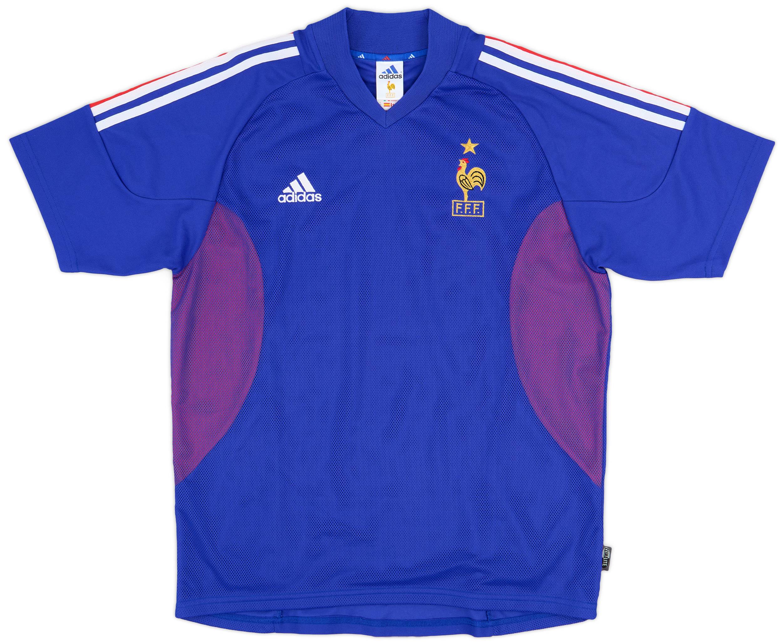 2002-04 France 'Signed' Home Shirt - 9/10 - (M)