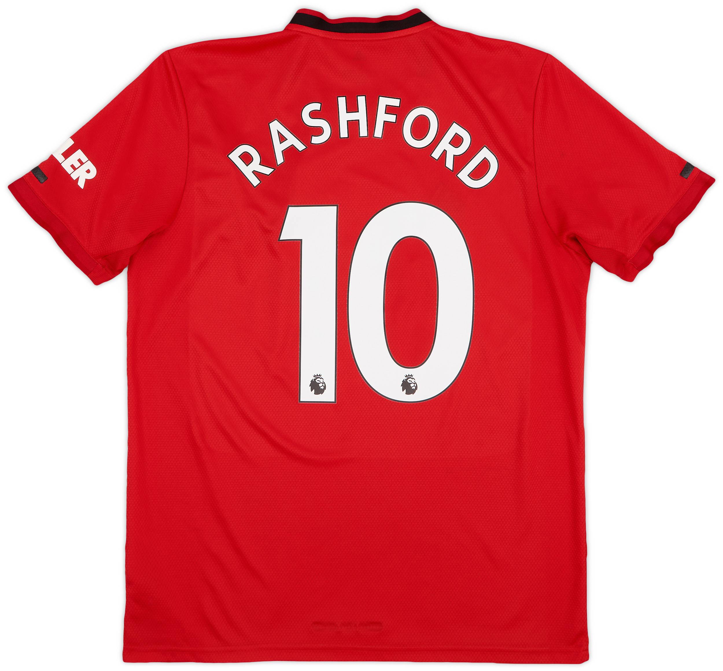2019-20 Manchester United Home Shirt Rashford #10 - 7/10 - (L)
