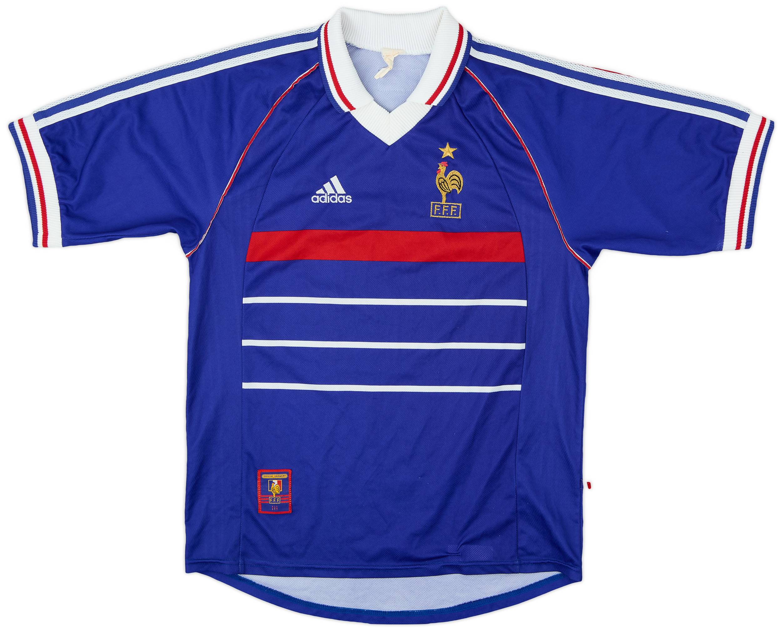 1998-00 France Home Shirt - 8/10 - (S)