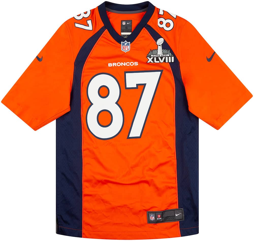 2014 Denver Broncos Decker 87 Nike Game Jersey Home S