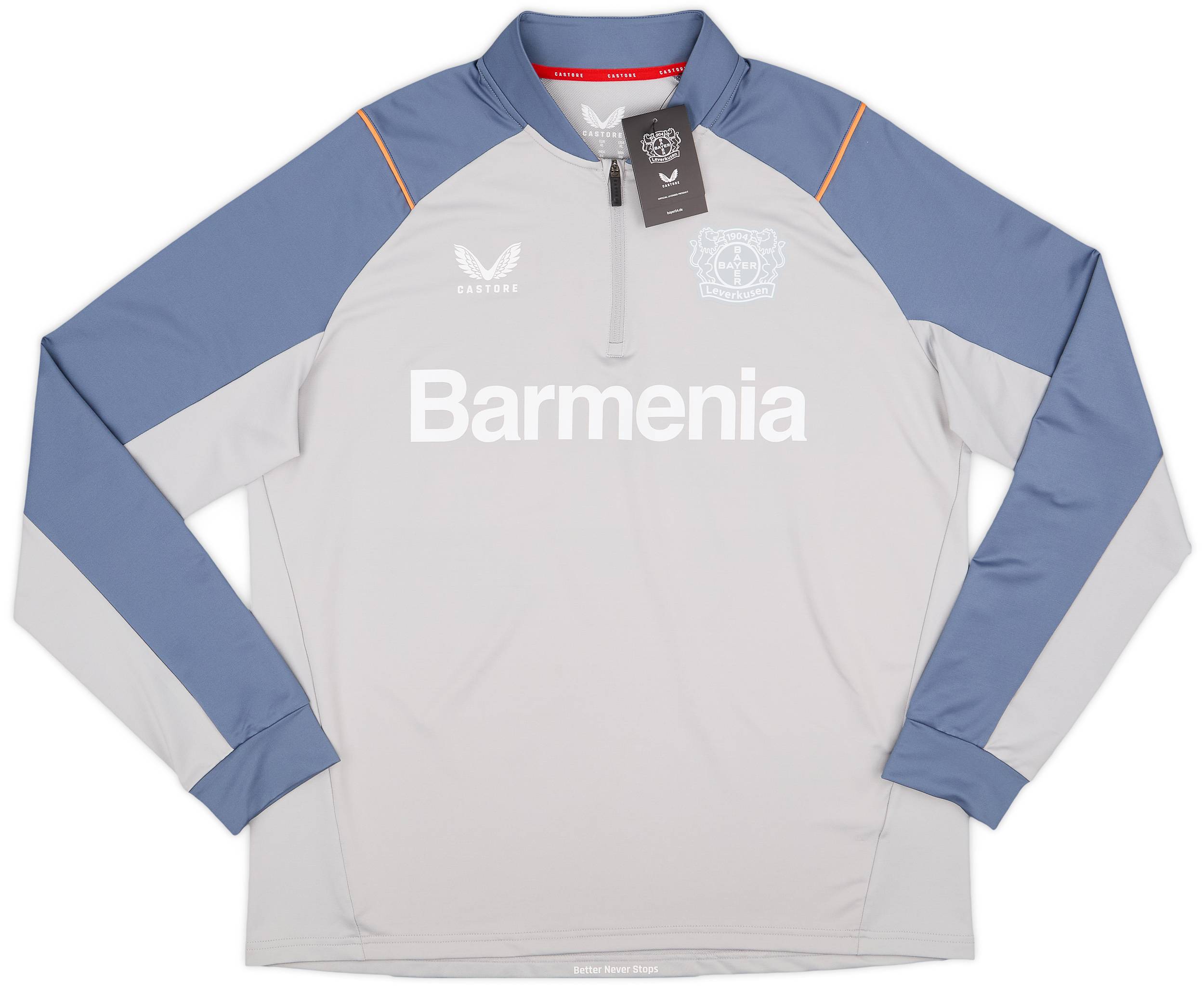 2022-23 Bayer Leverkusen Castore 1/4 Zip Training Top (XL)