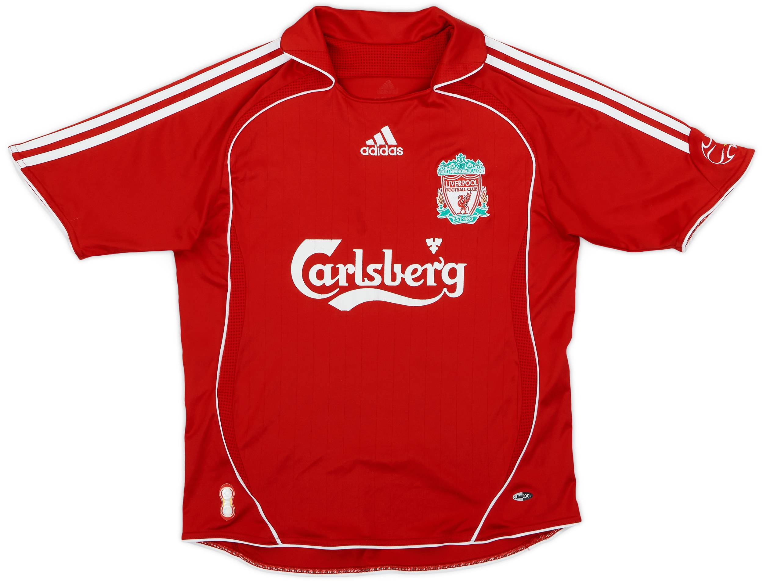 2006-08 Liverpool Home Shirt - 6/10 - (XL.Boys)