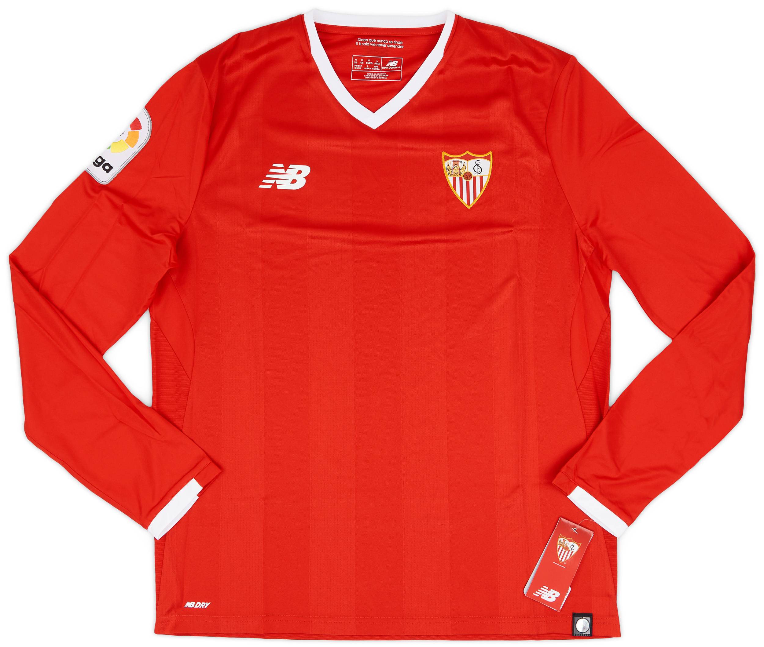 2017-18 Sevilla Away L/S Shirt (M)
