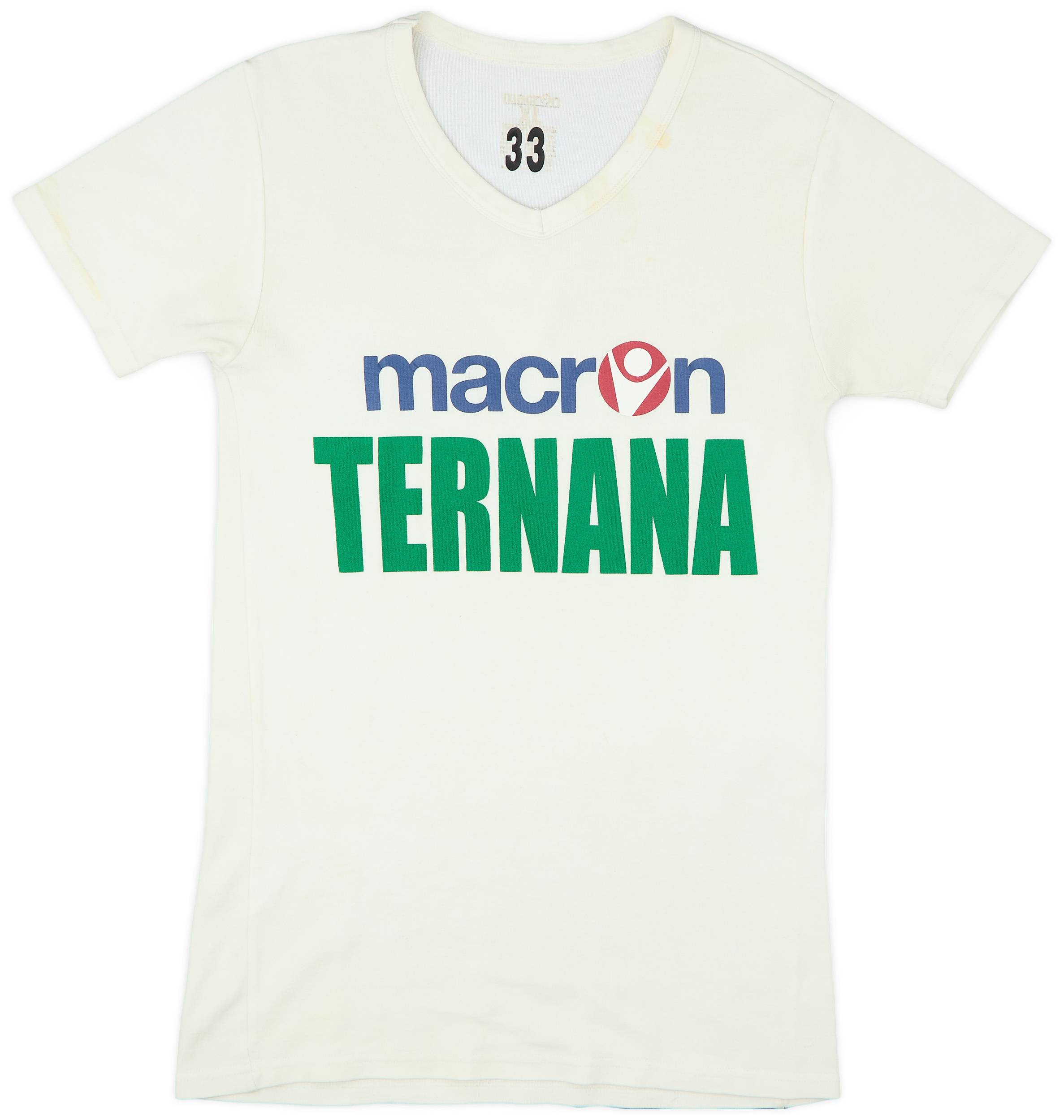 2005-06 Ternana Macron Player Issue Training Shirt #33 - 5/10 - (XL)