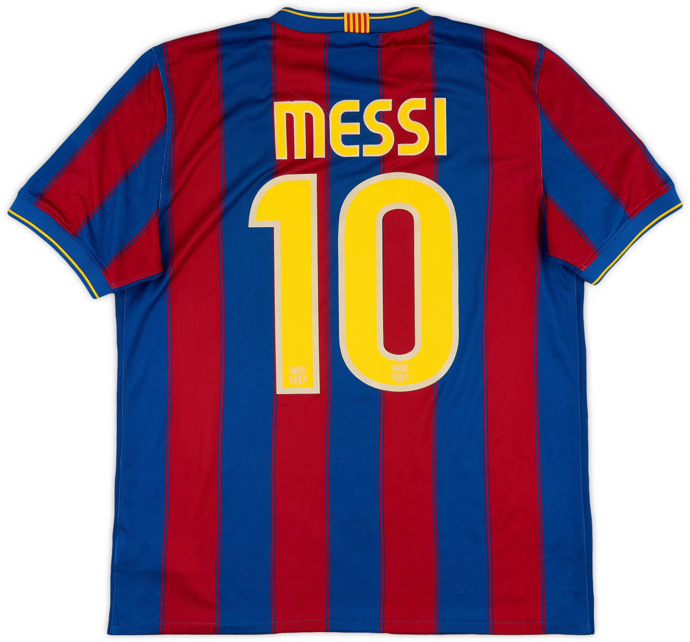 2009-10 Barcelona Home Shirt Messi #10 - 8/10 - (M)