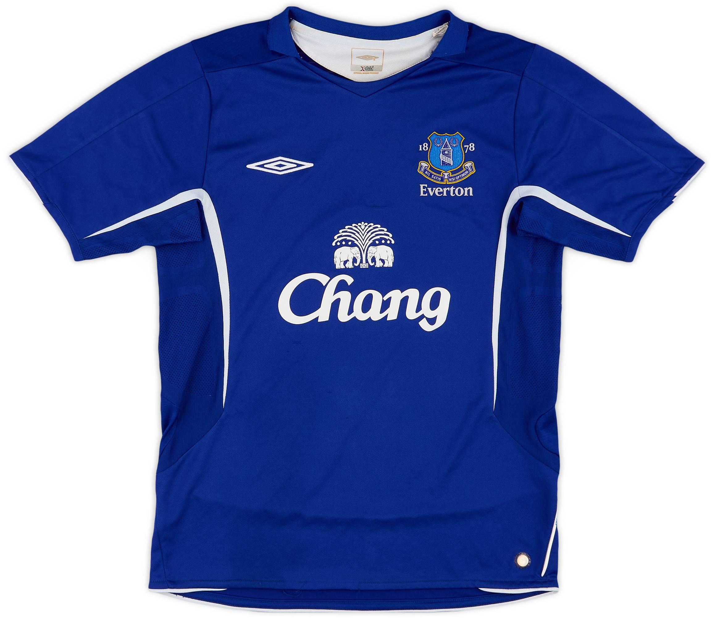 2005-06 Everton Home Shirt - 8/10 - (S)