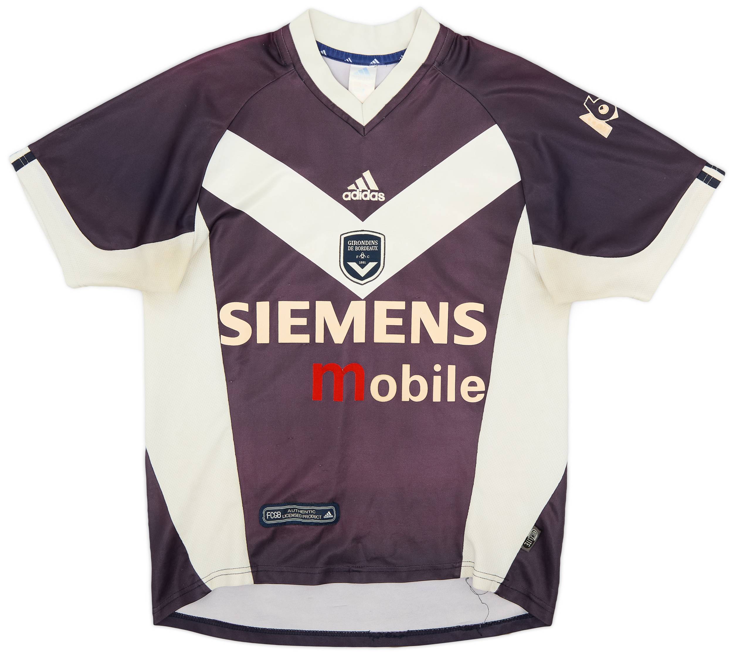 2001-02 Bordeaux Home Shirt - 7/10 - (S)