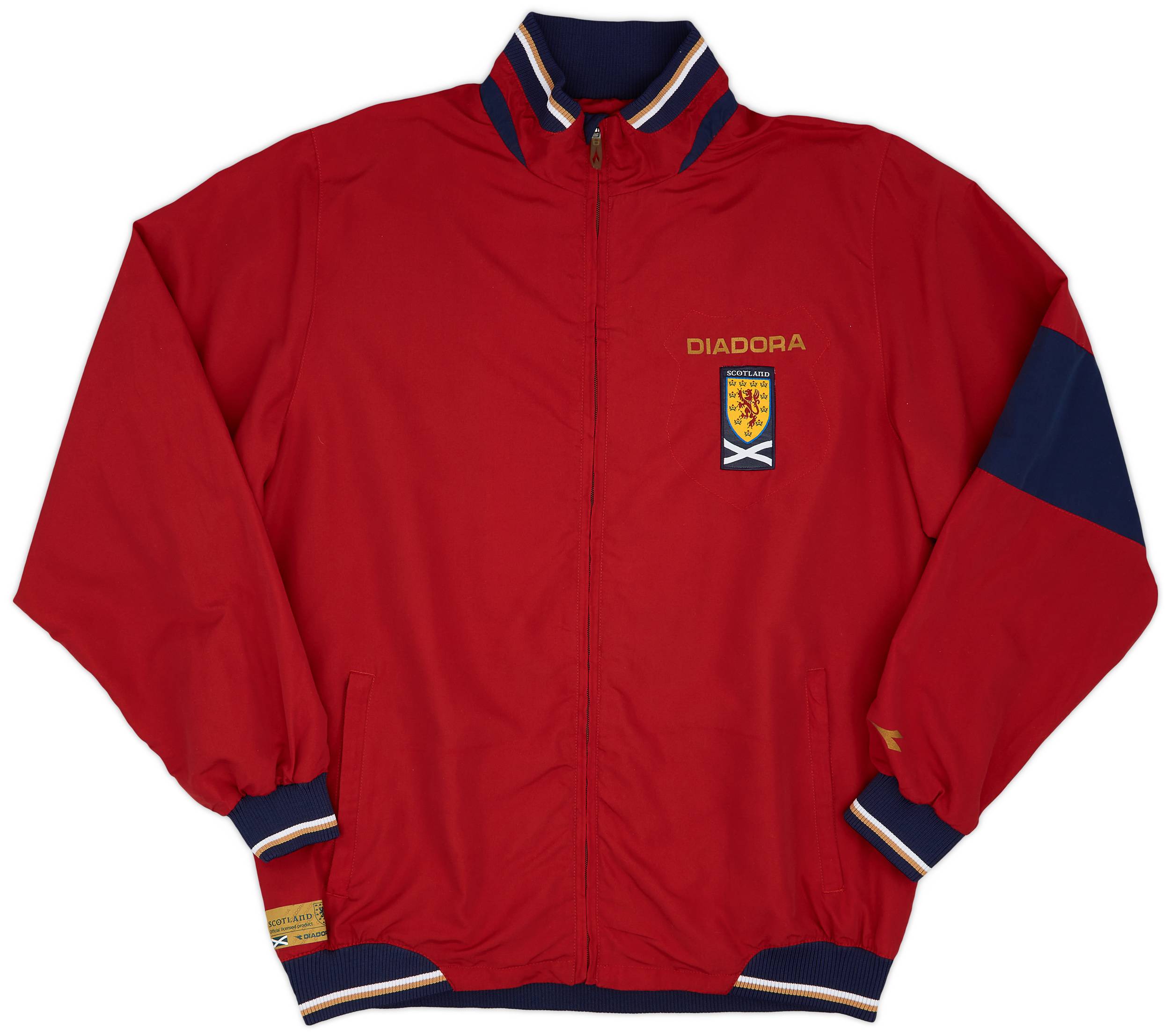 2007-08 Scotland Diadora Track Jacket (XL)
