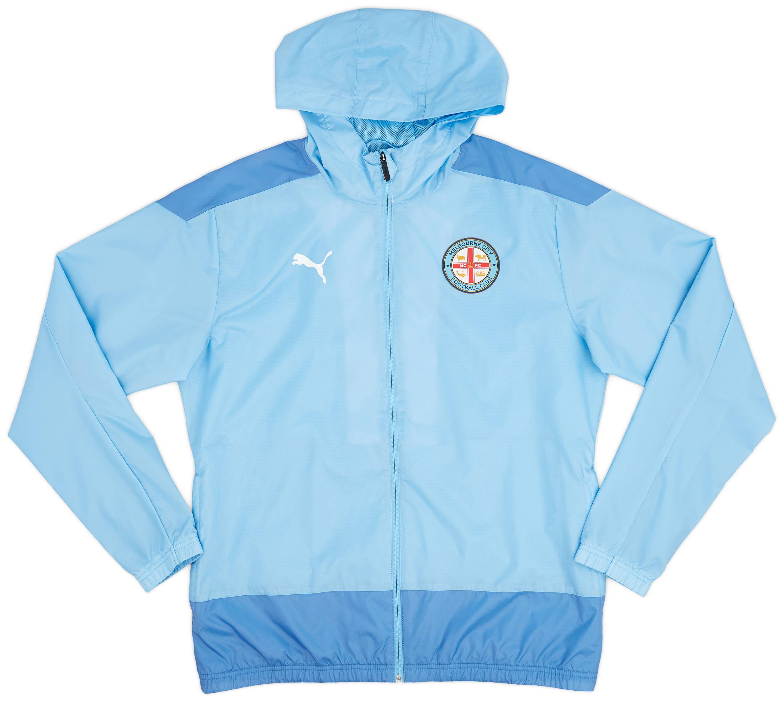 2021-22 Melbourne City Puma Rain Jacket - 7/10