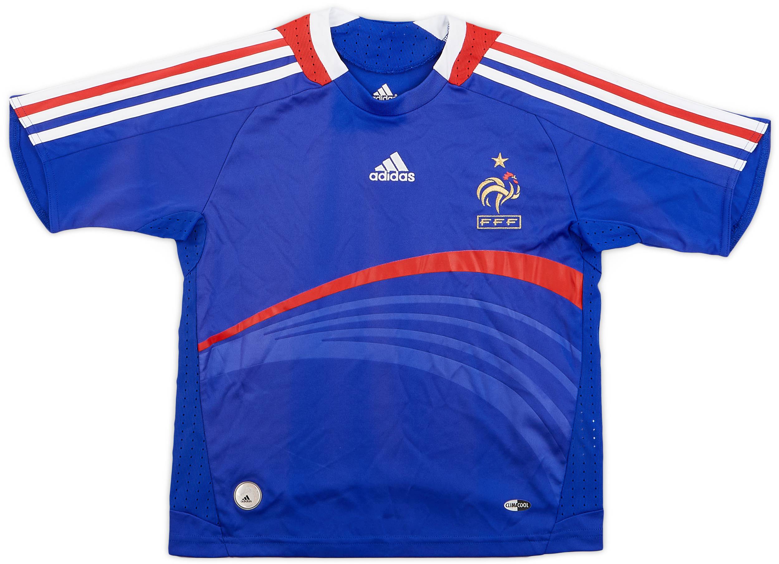 2007-08 France Home Shirt - 9/10 - (XS.Boys)
