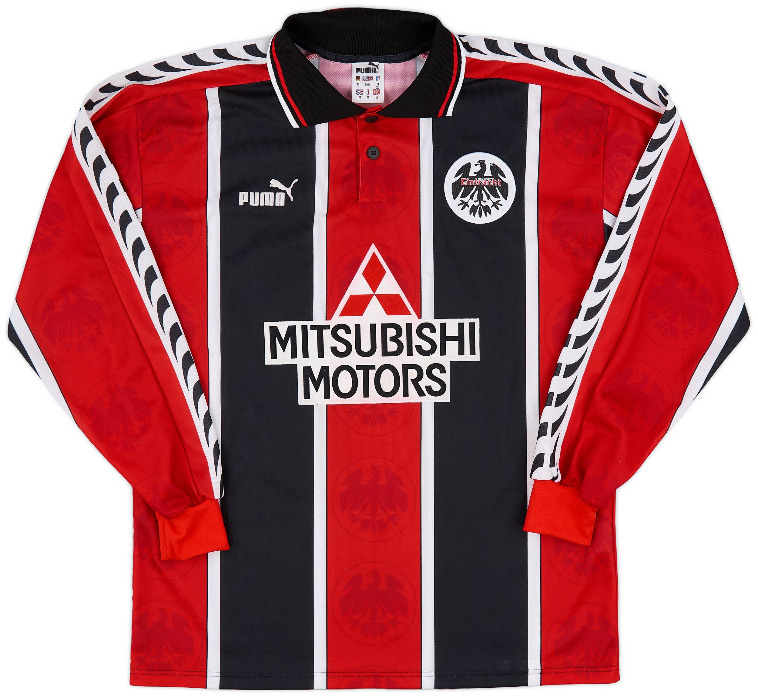 1996-98 Eintracht Frankfurt Home L/S Shirt - 7/10 - (M)