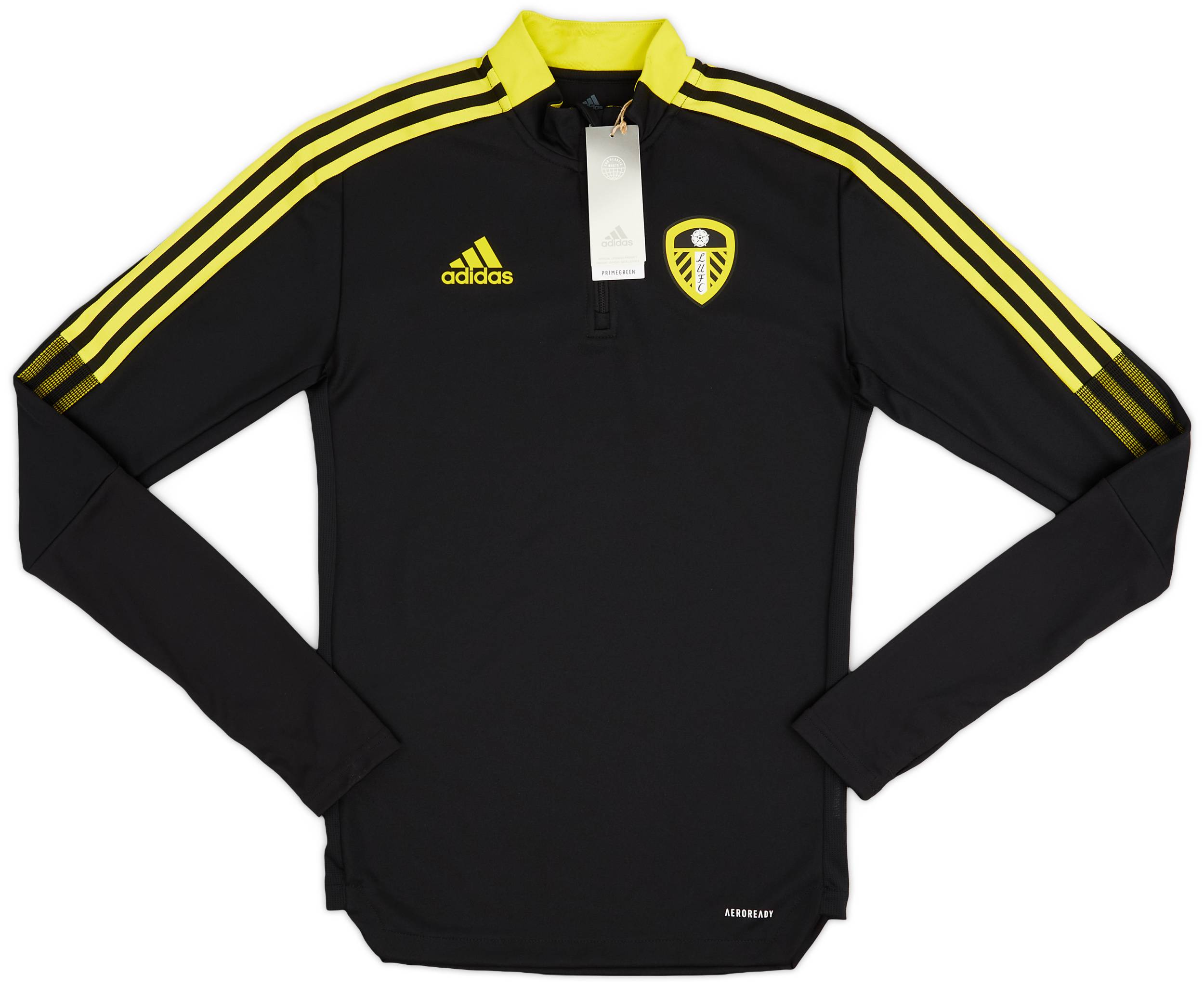 2021-22 Leeds United adidas 1/4 Zip Training Top (XS)