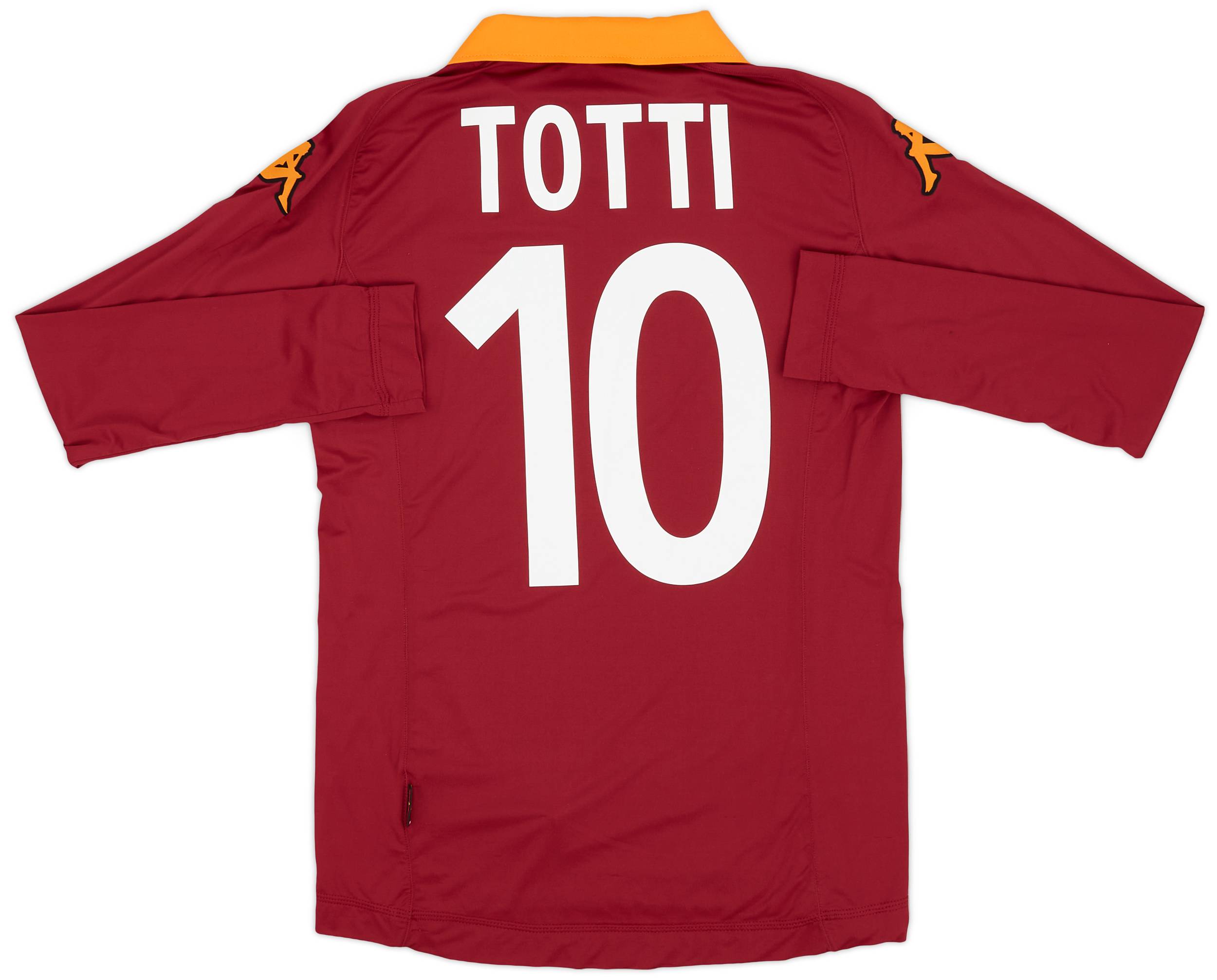 2012-13 Roma Home L/S Shirt Totti #10 (S)