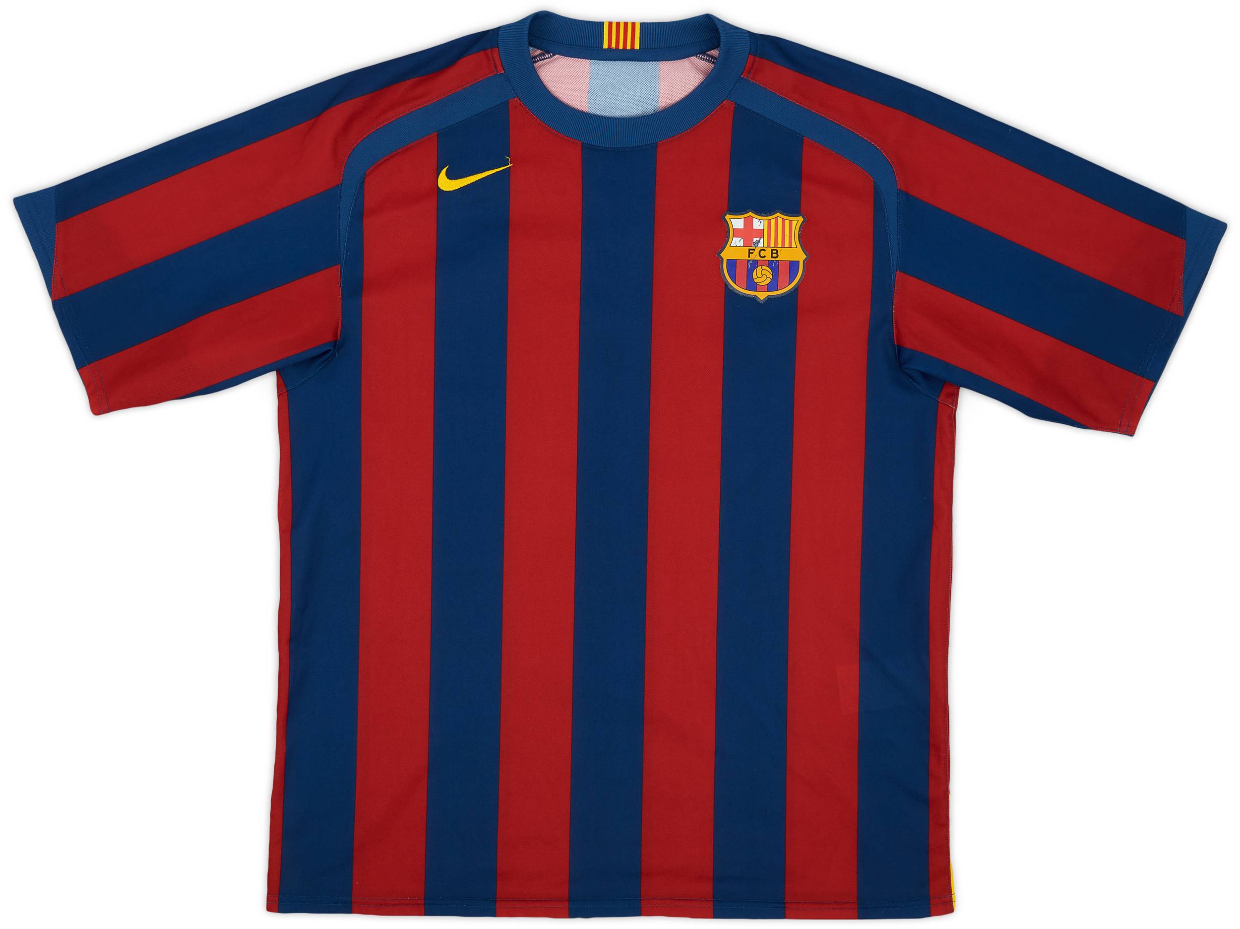 2004-05 Barcelona Basic Home Shirt - 5/10 - (L)