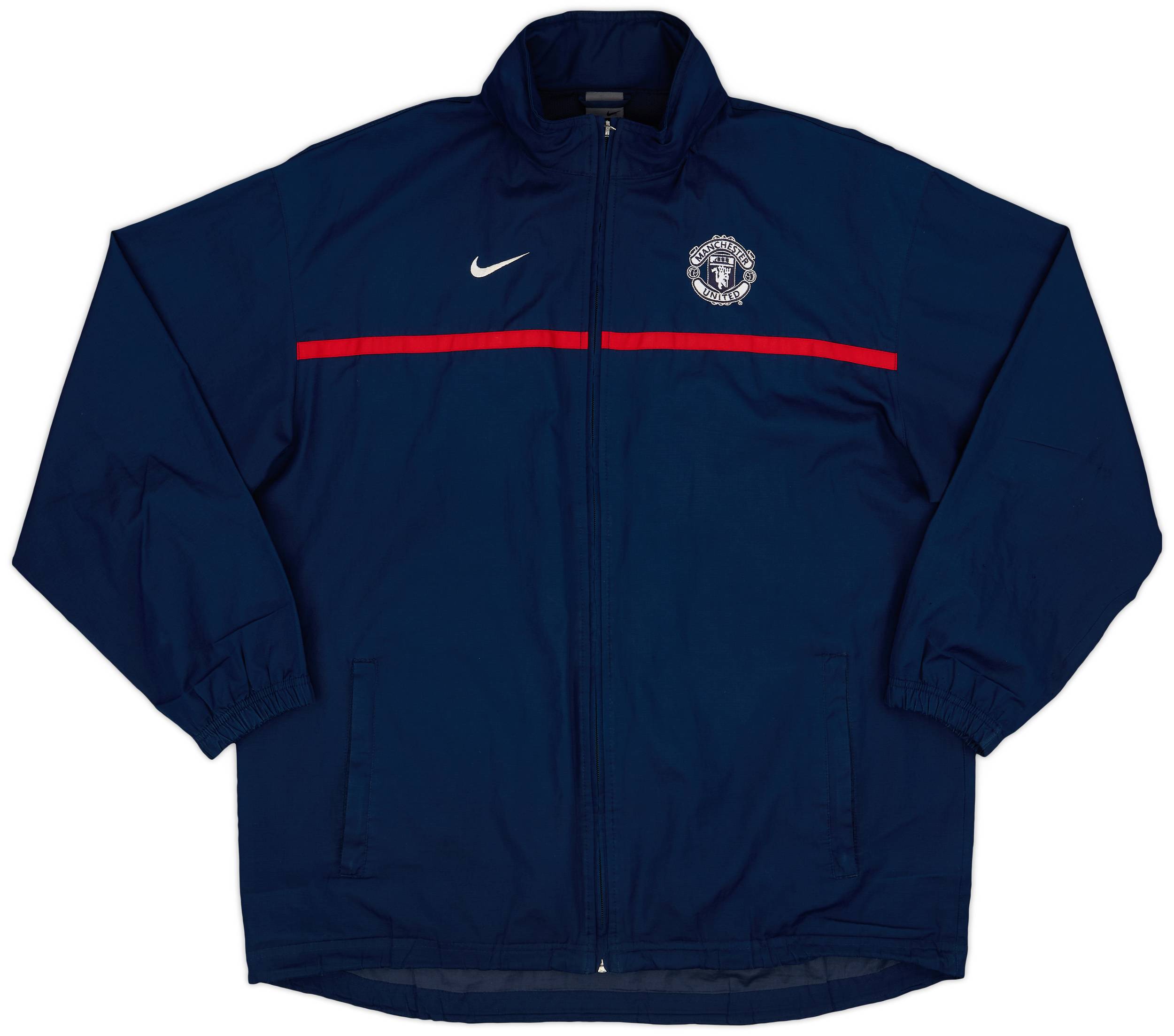 2003-04 Manchester United Hooded Rain Jacket - 9/10 - (L)