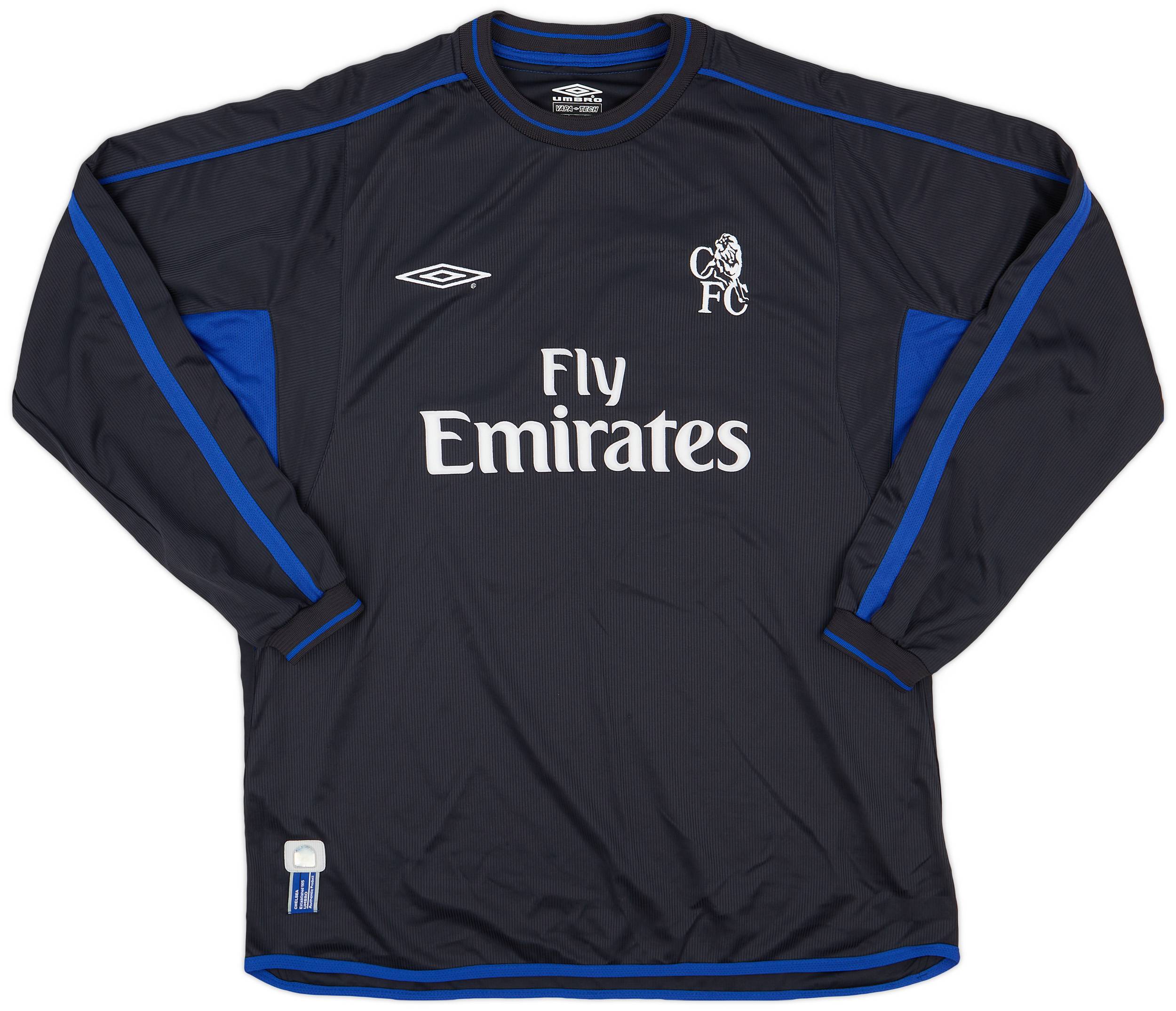 2002-04 Chelsea Away L/S Shirt Veron #20 - 8/10 - (XL)