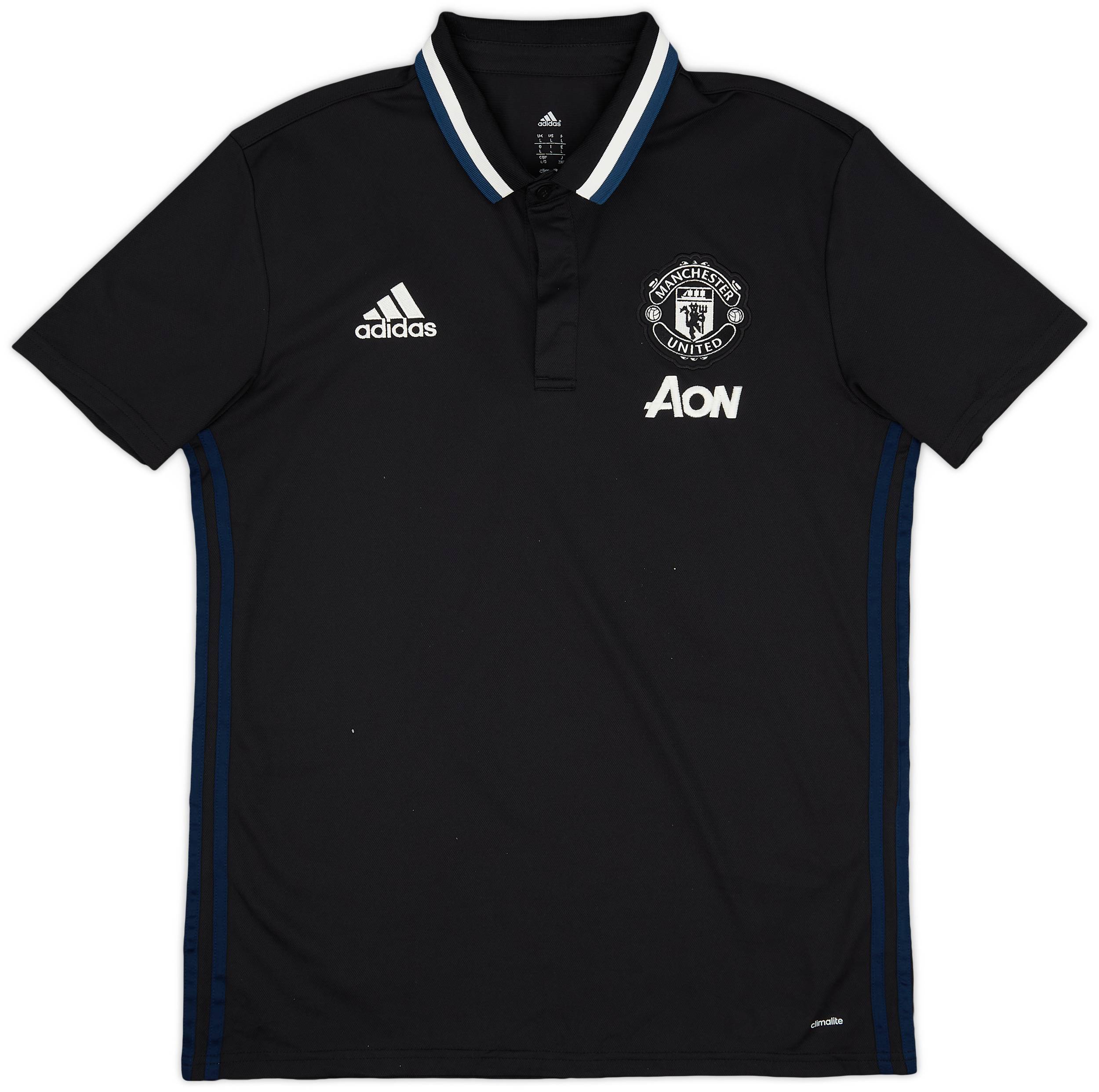 2016-17 Manchester United adidas Polo Shirt - 8/10 - (L)