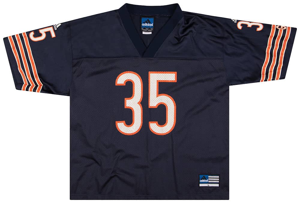 2001 Chicago Bears Thomas #35 adidas Jersey (Home) L