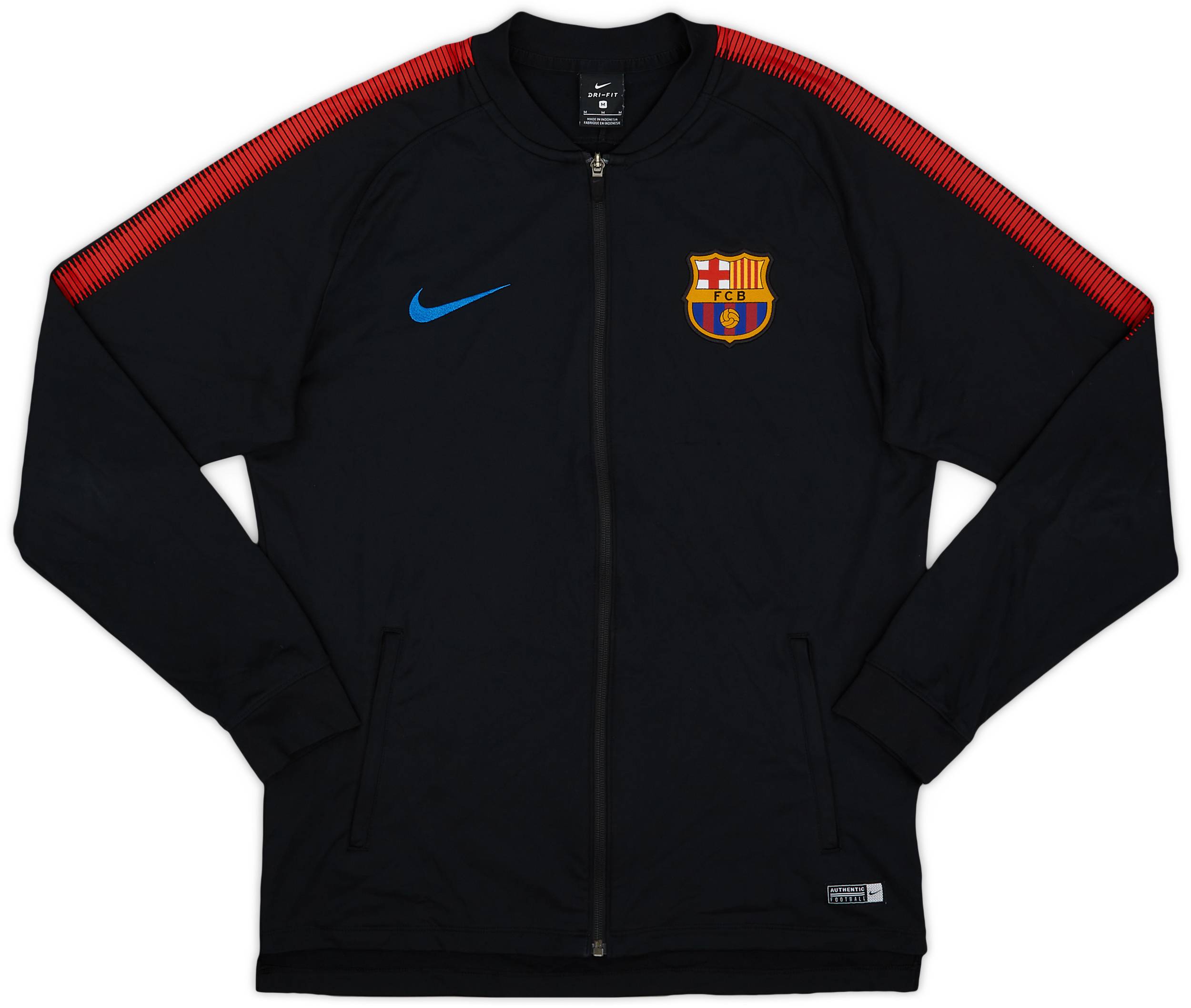 2017-18 Barcelona Nike Track Jacket - 8/10 - (M)