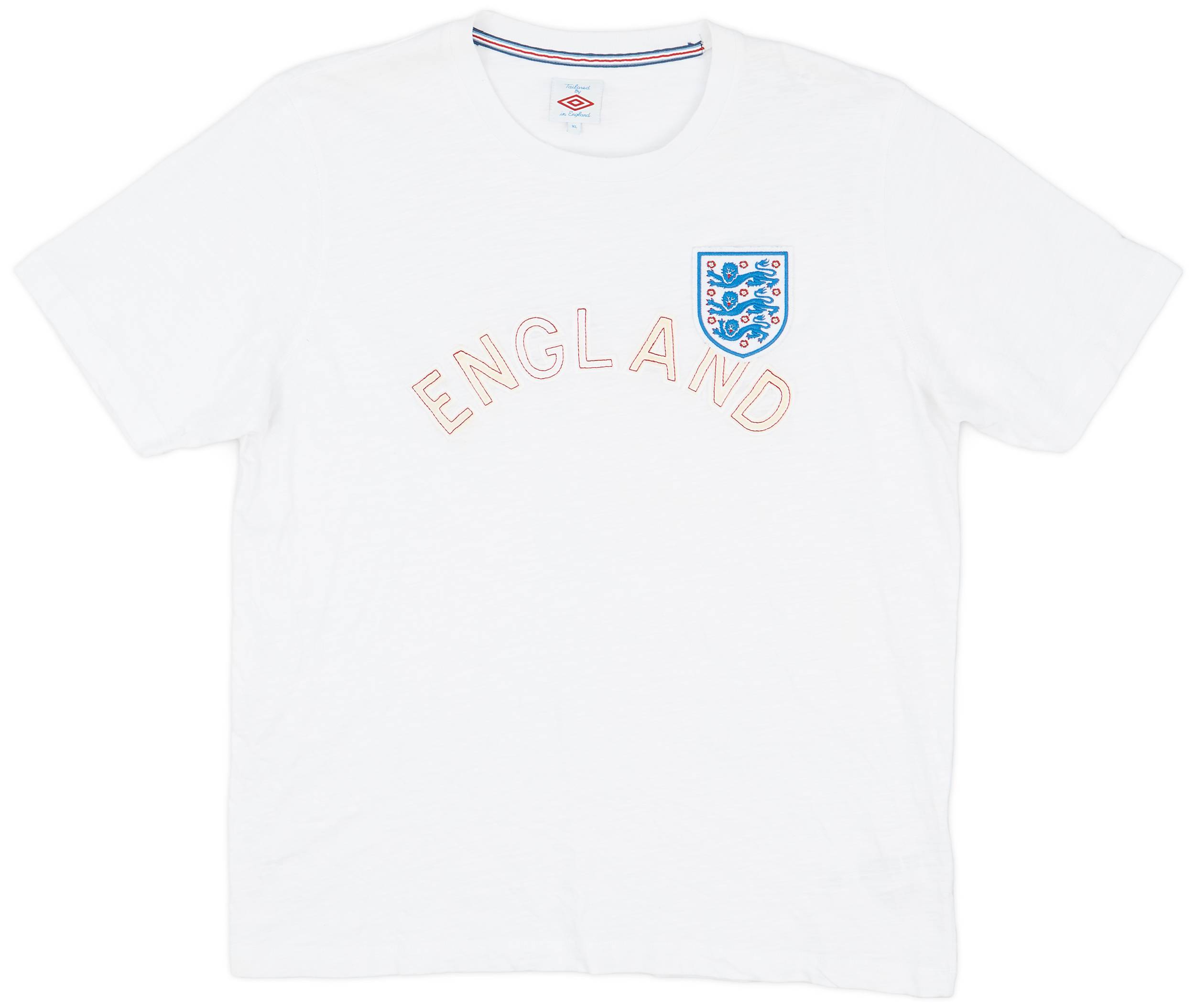 2010s England Umbro Cotton Tee - 9/10 - (XL)