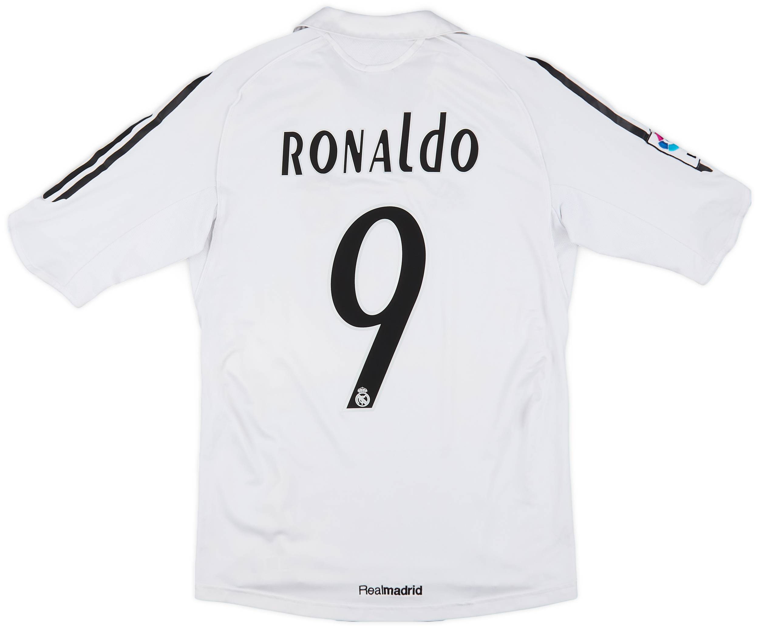 2005-06 Real Madrid Home Shirt Ronaldo #9 - 6/10 - (S)