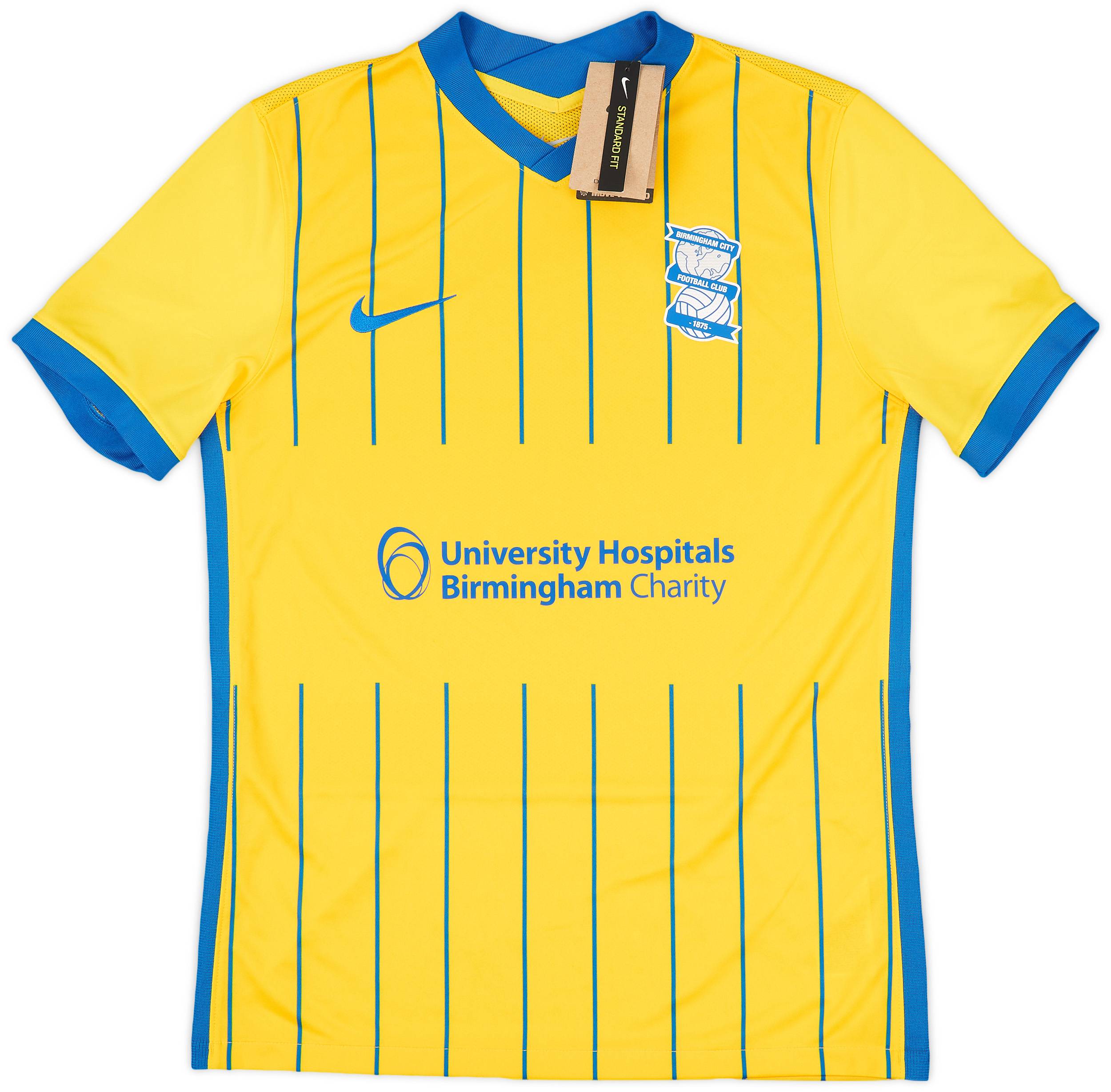 Nike Birmingham City Yellow Away Kit Matchwinner 88/89 Evans