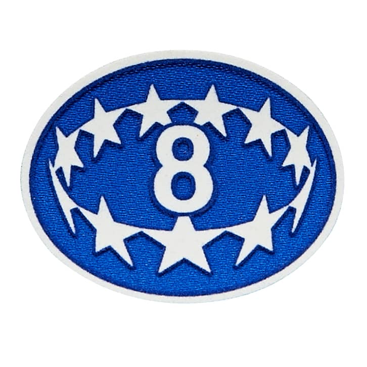 2023-25 UEFA Womens Champions League Lyon 8 Times Badge Of Honour Player Issue Patch