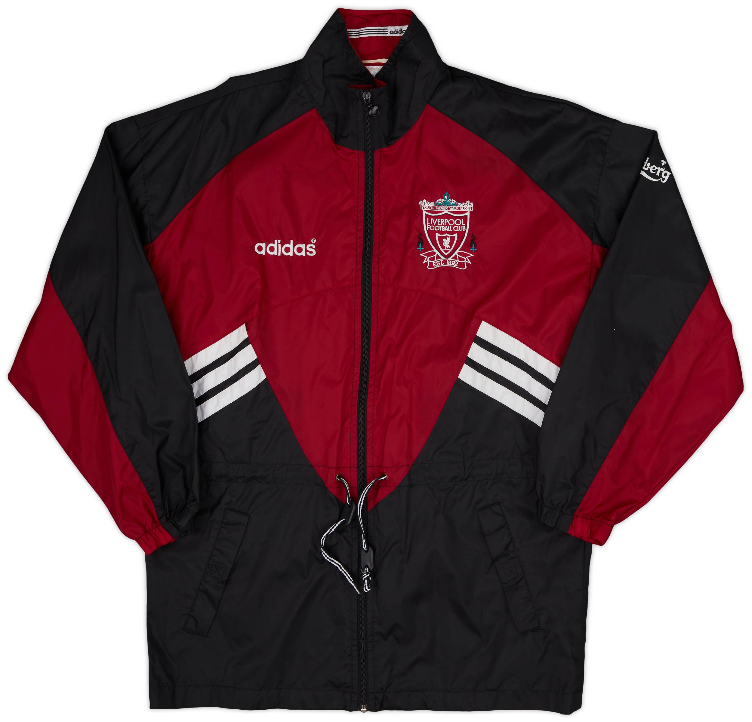 1993-95 Liverpool adidas Rain Jacket - 10/10 - (L)